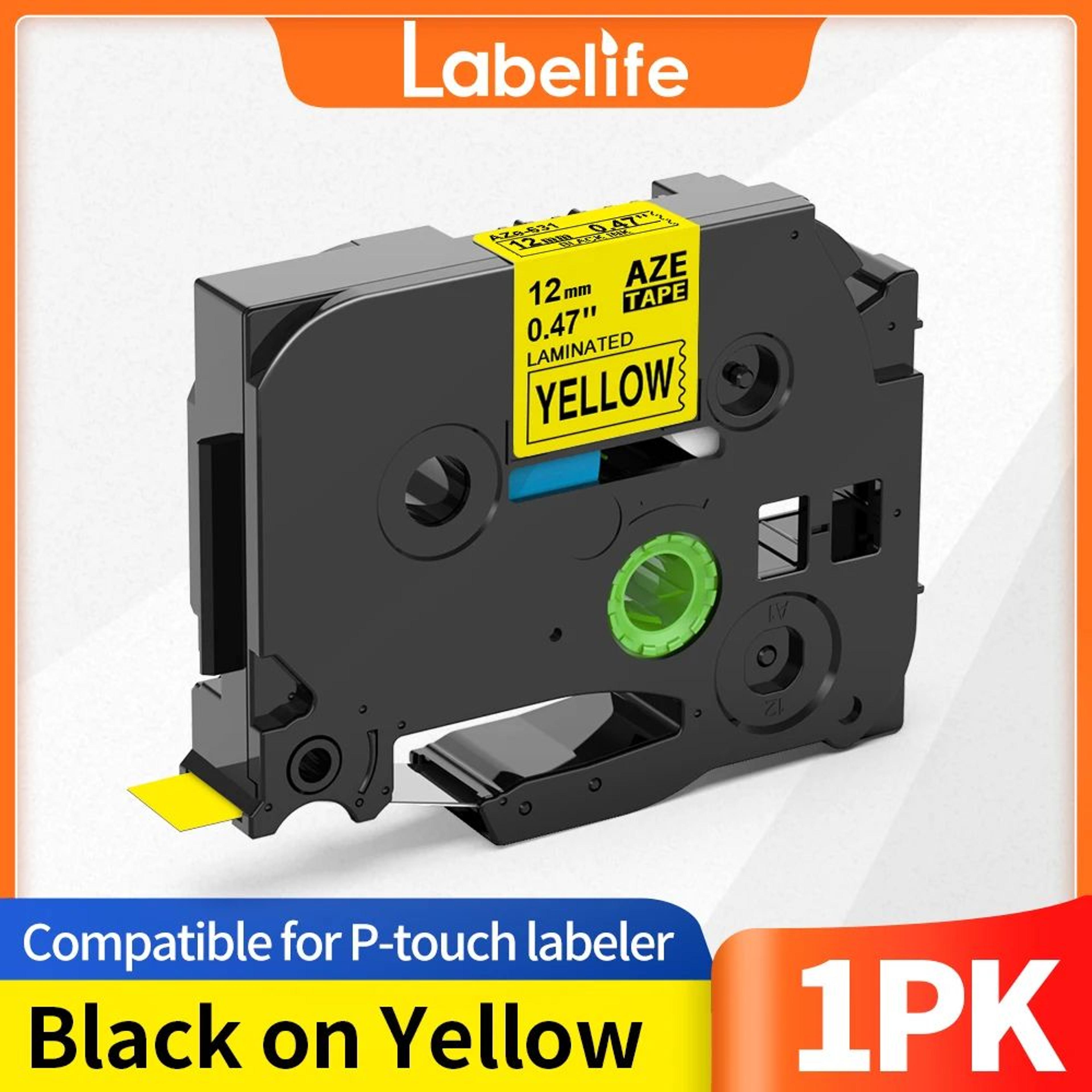 White Laminated Label Maker Tape Refill 11