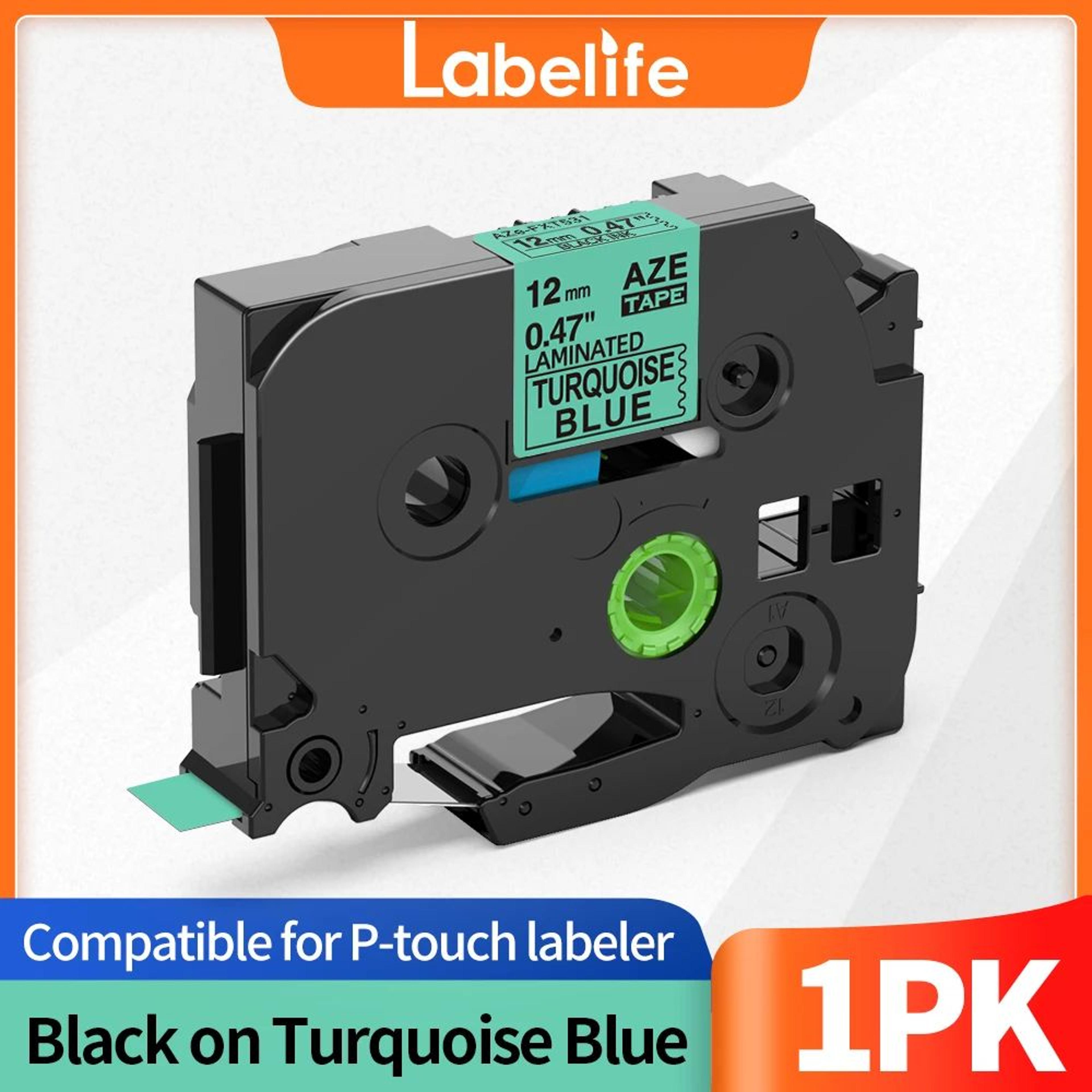 White Laminated Label Maker Tape Refill 17