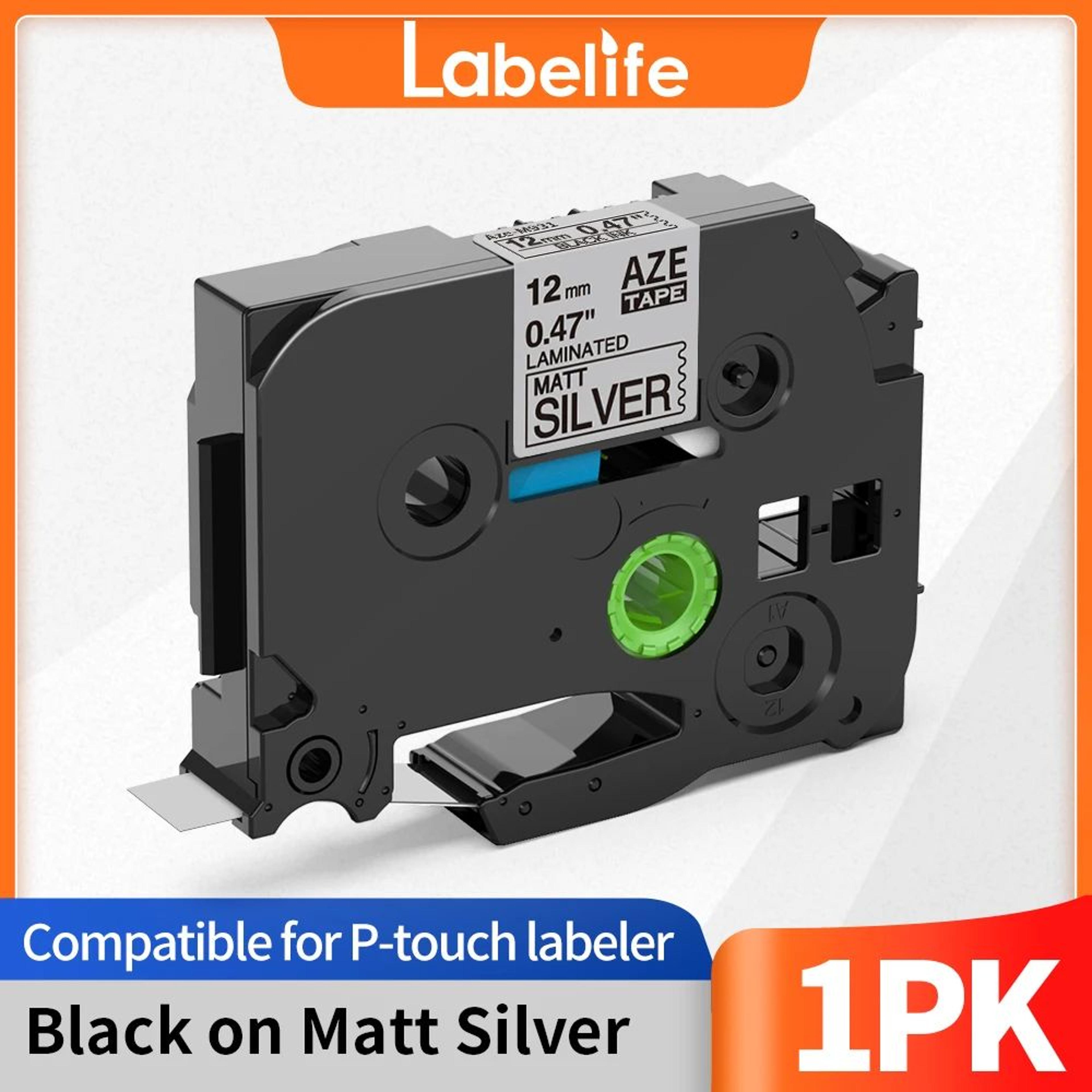 White Laminated Label Maker Tape Refill 15