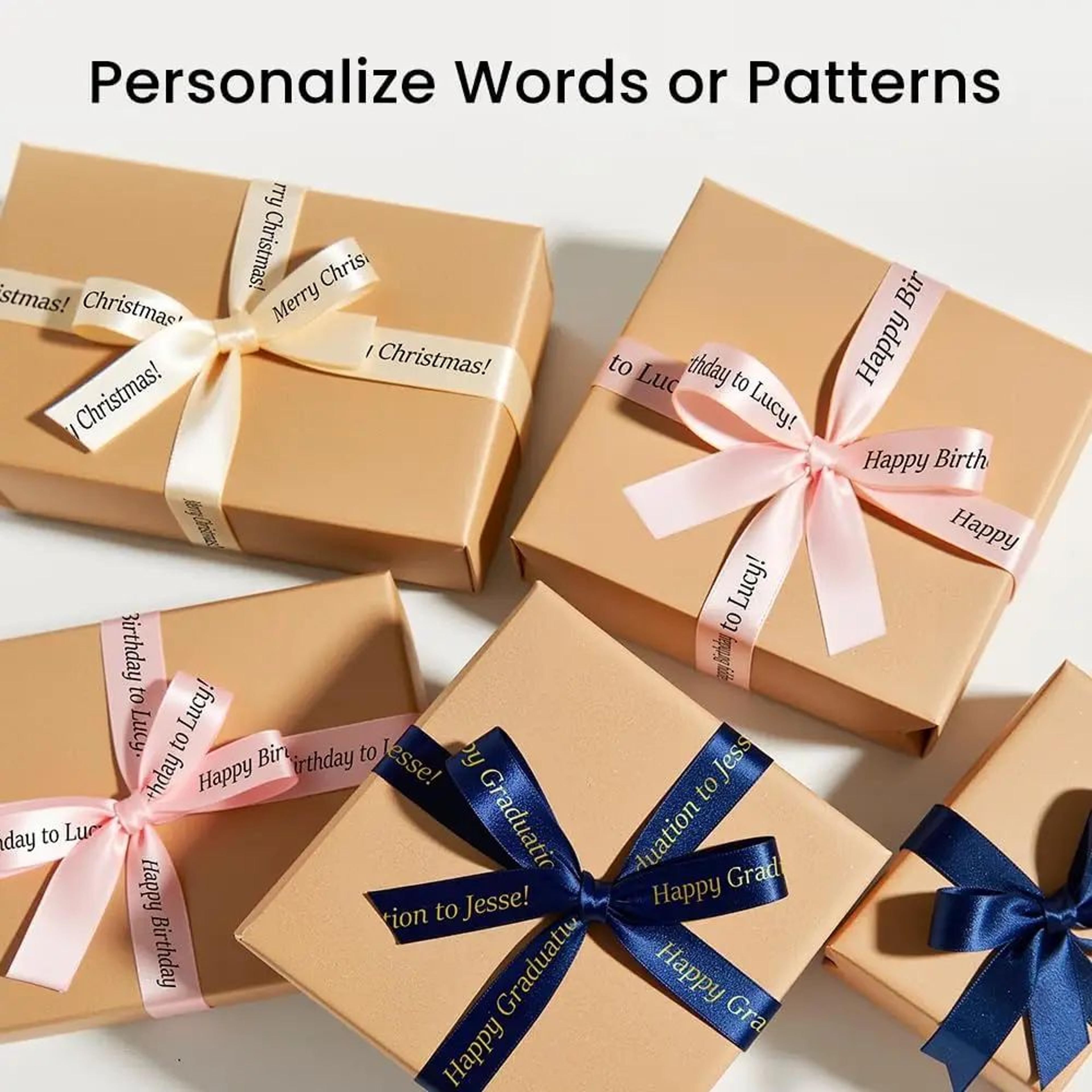 Decorative Fabric Ribbon For Gift Wrapping And DIY Crafts 3