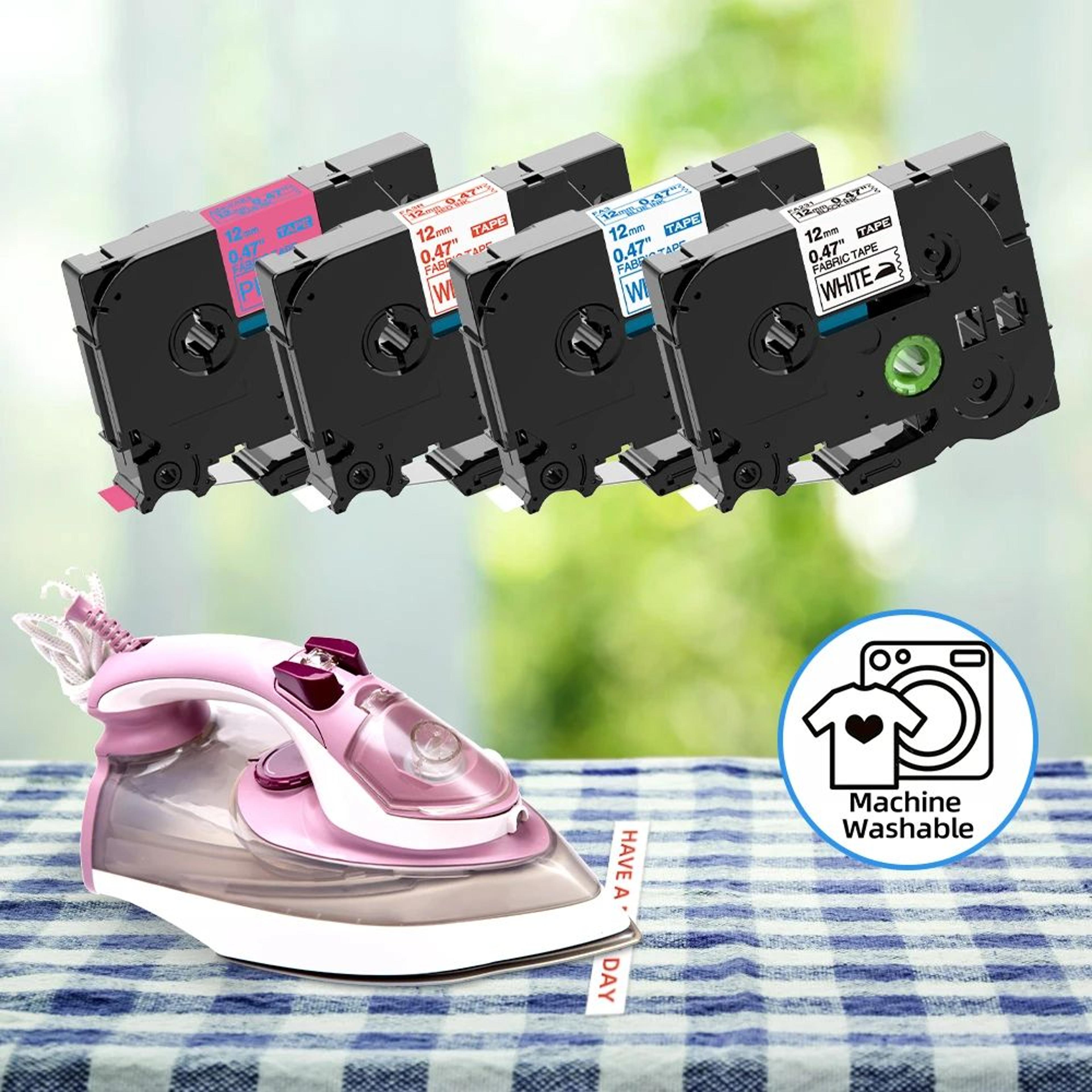 iron-on fabric label tape for clothing and textiles