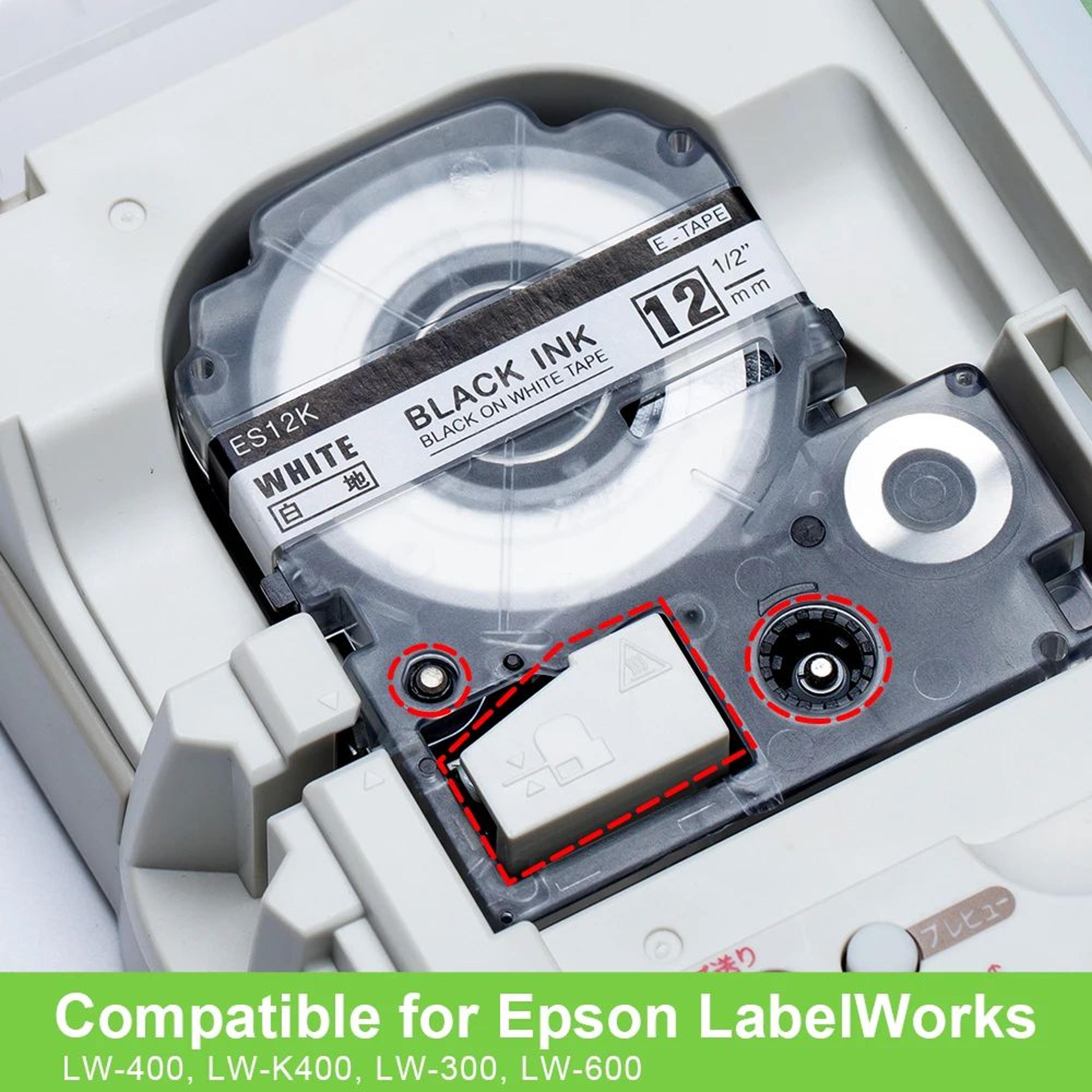 DualSize Label Maker Tape Replacement Cartridge 1