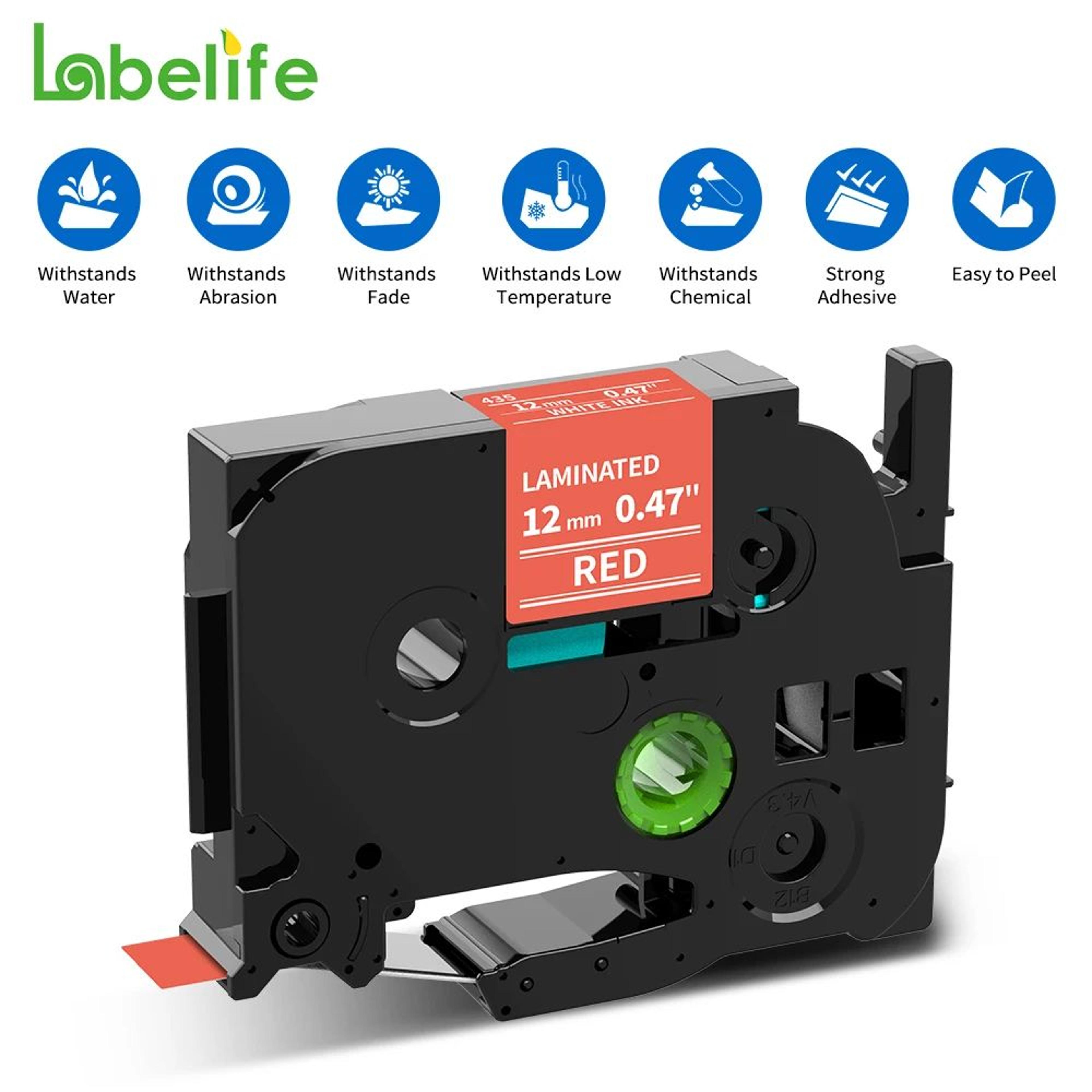 MultiWidth Laminated Label Tape Refill Cartridges 19