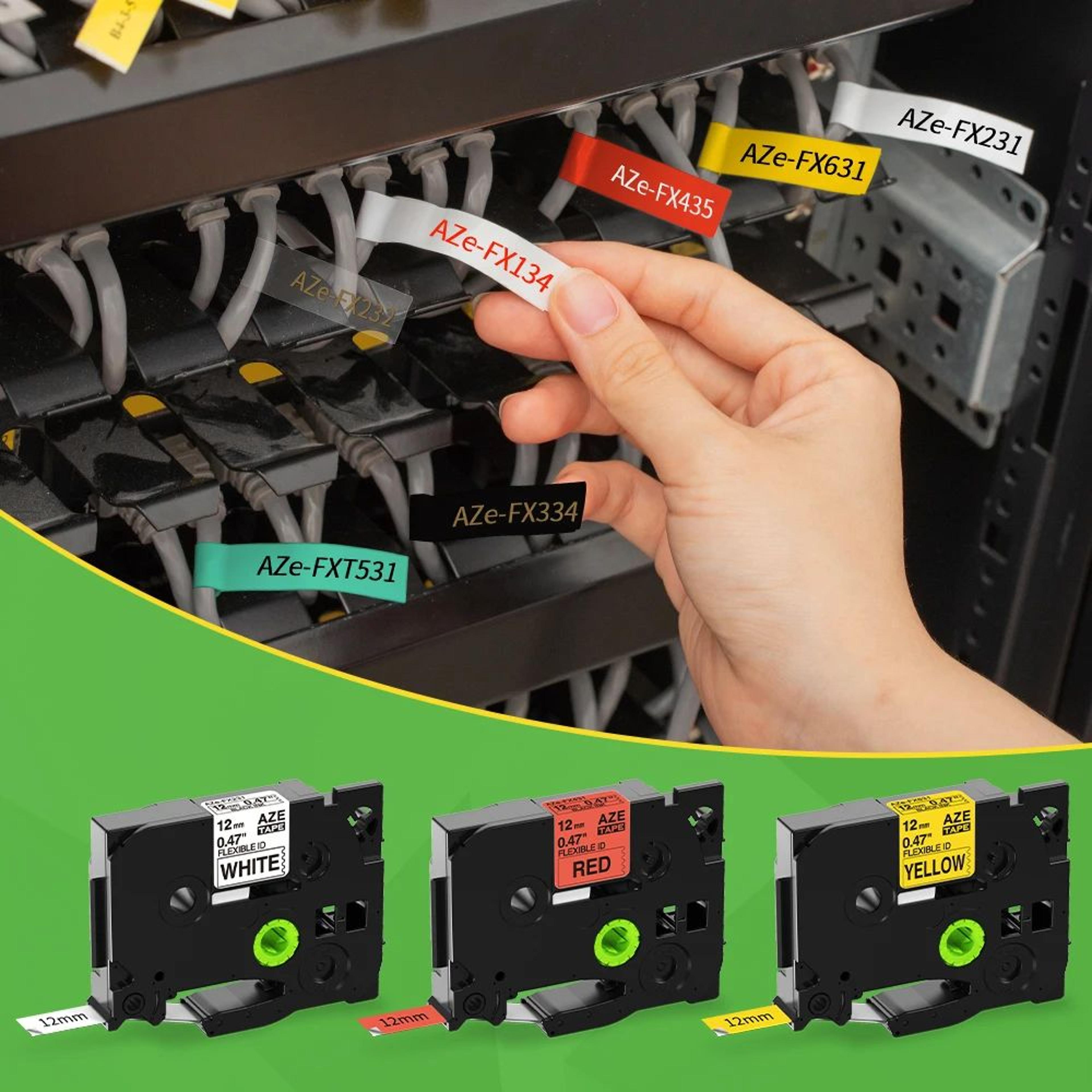 MultiWidth Label Tape Replacement Refills 5