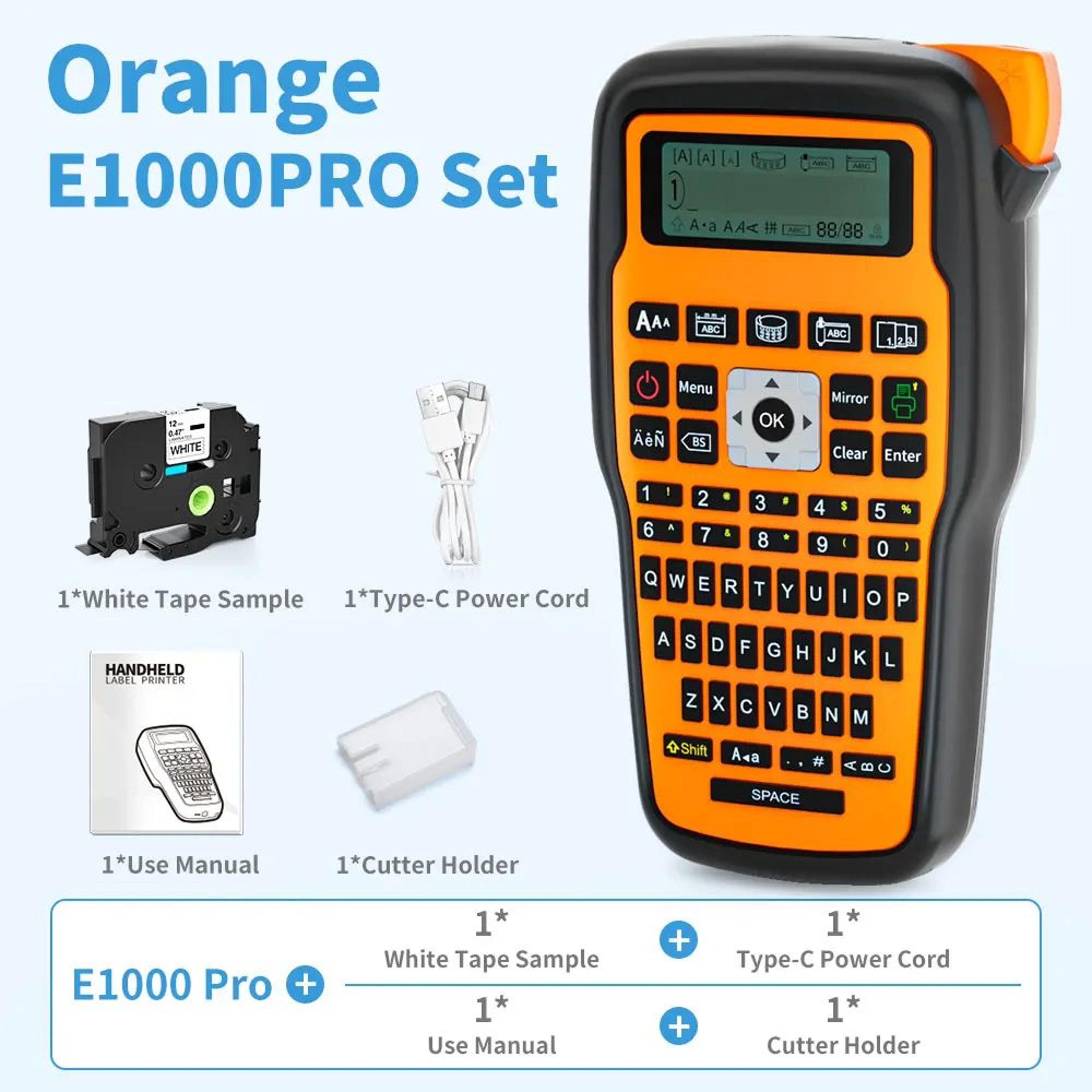 Handheld 203 DPI Cable Label Maker 7