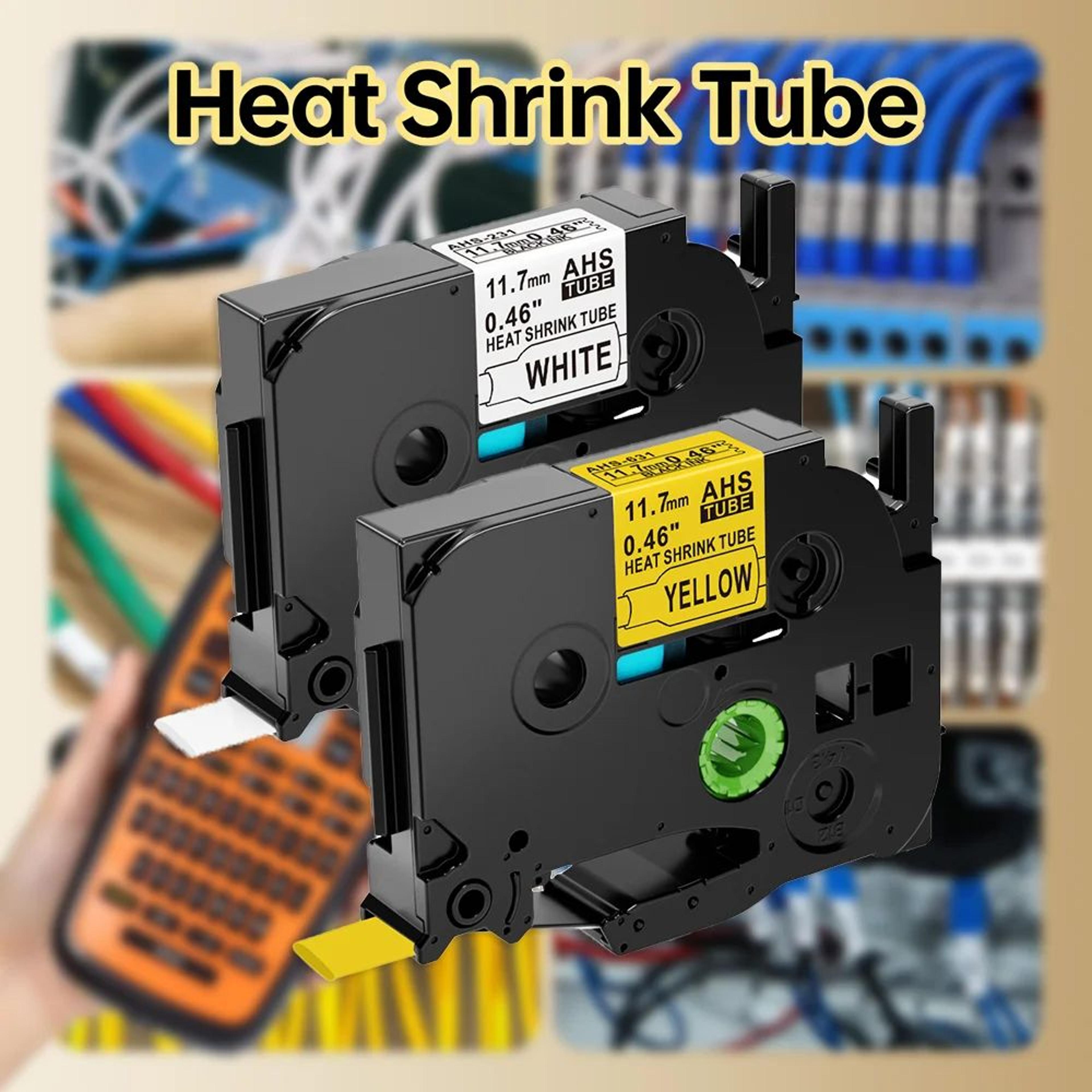 precision heat shrink cable label tape cartridges