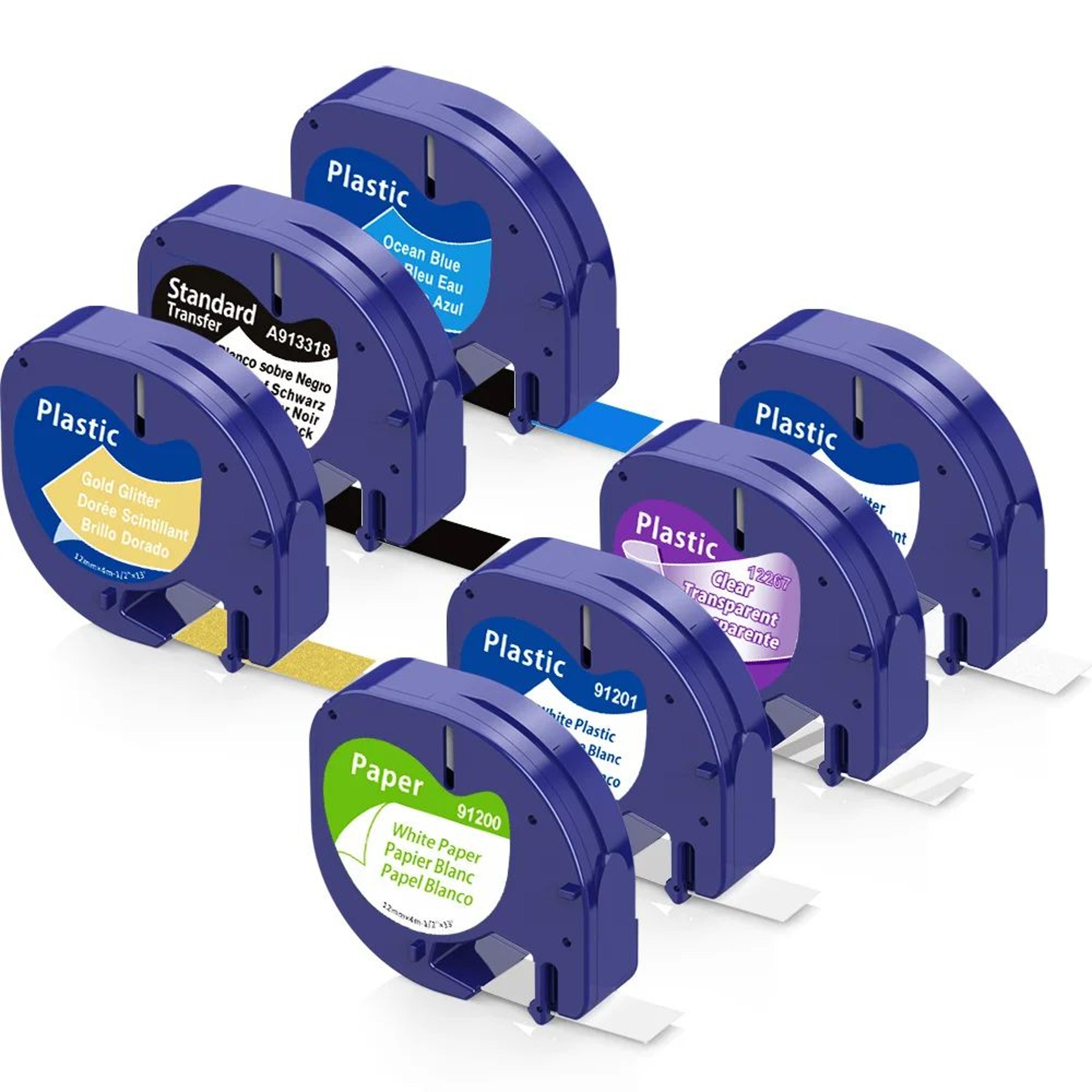 Multicolor Label Tape Refill Cartridges 1