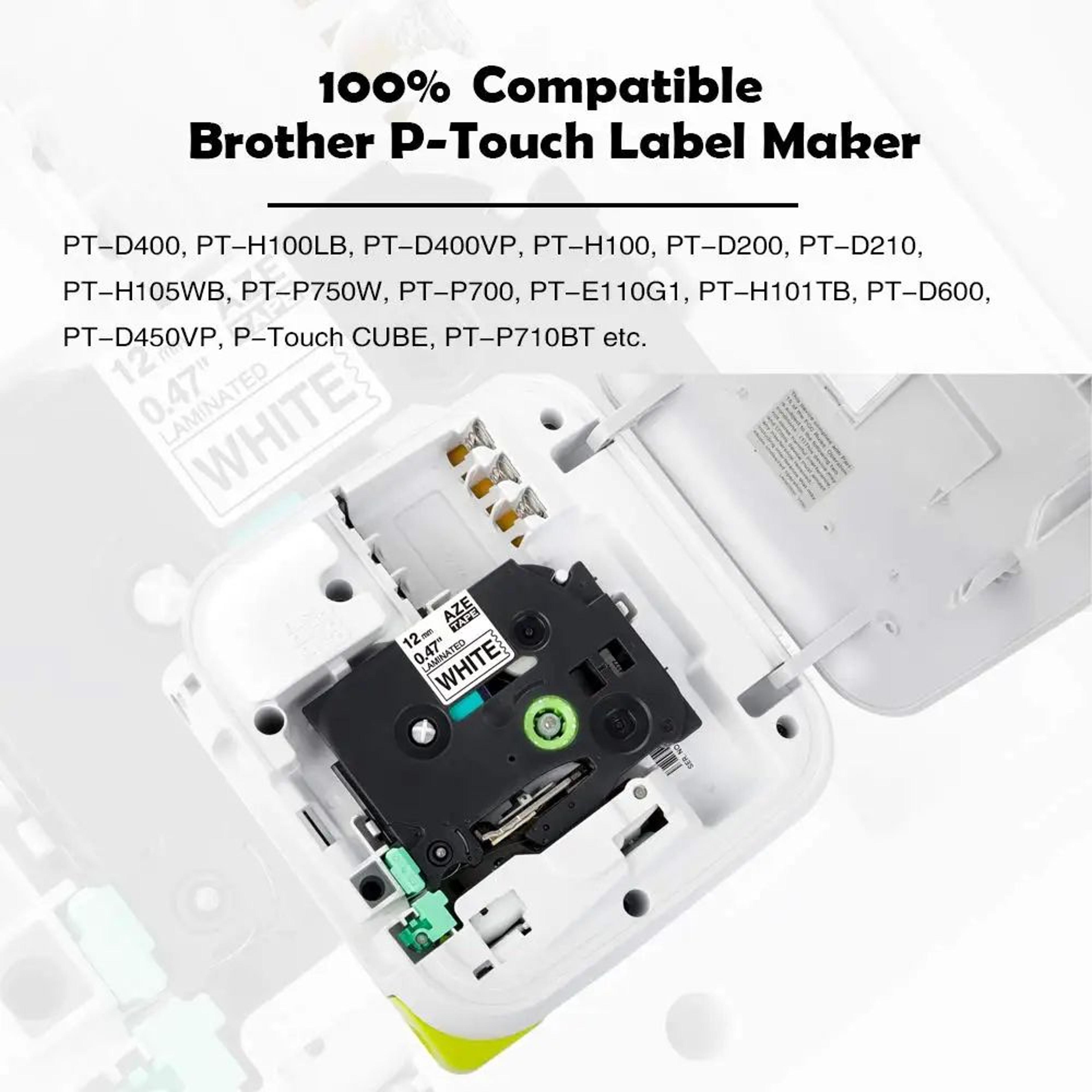 Compatible Laminated Label Tape Replacement Cartridge 1