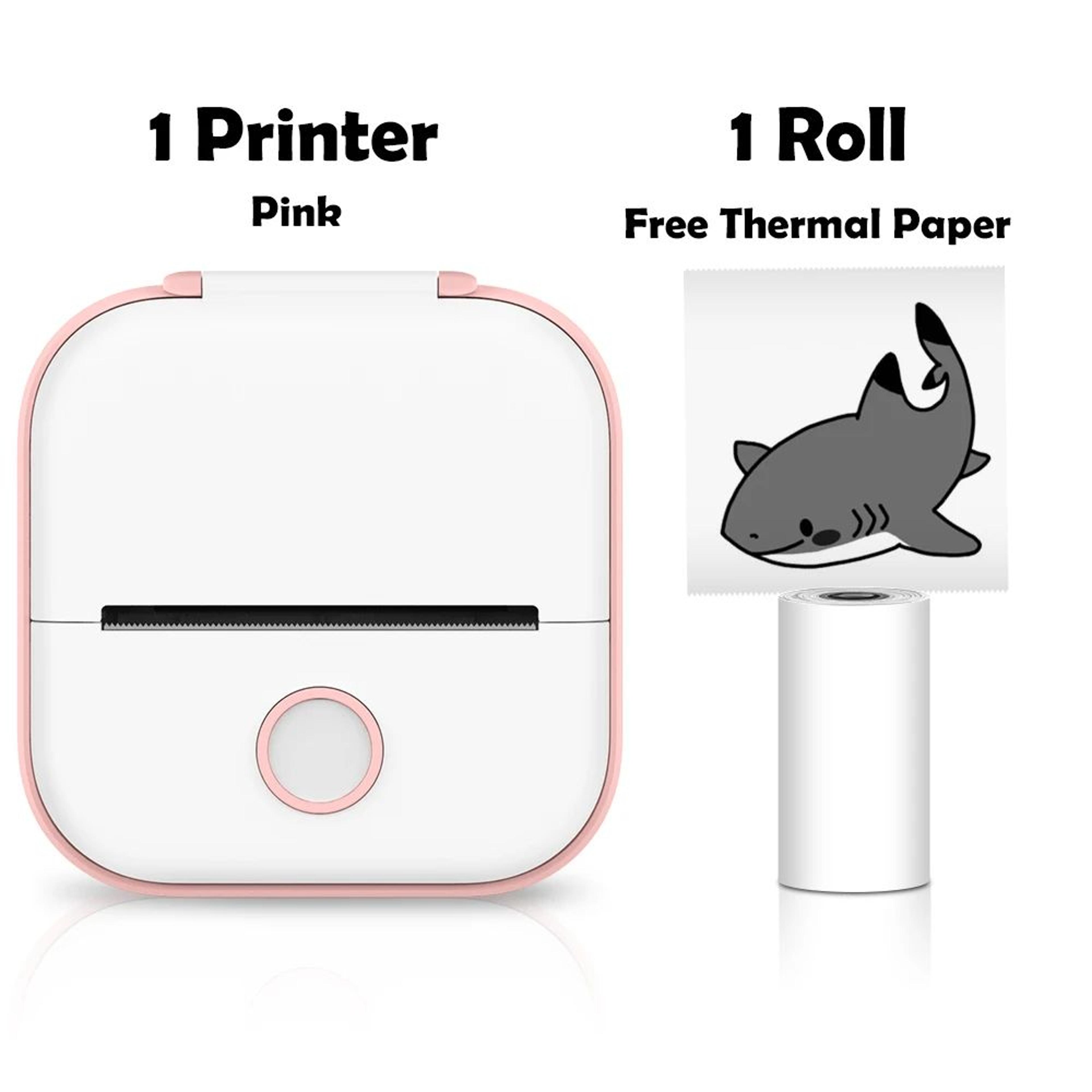 T02 Mini Portable Bluetooth Thermal Sticker Printer 6