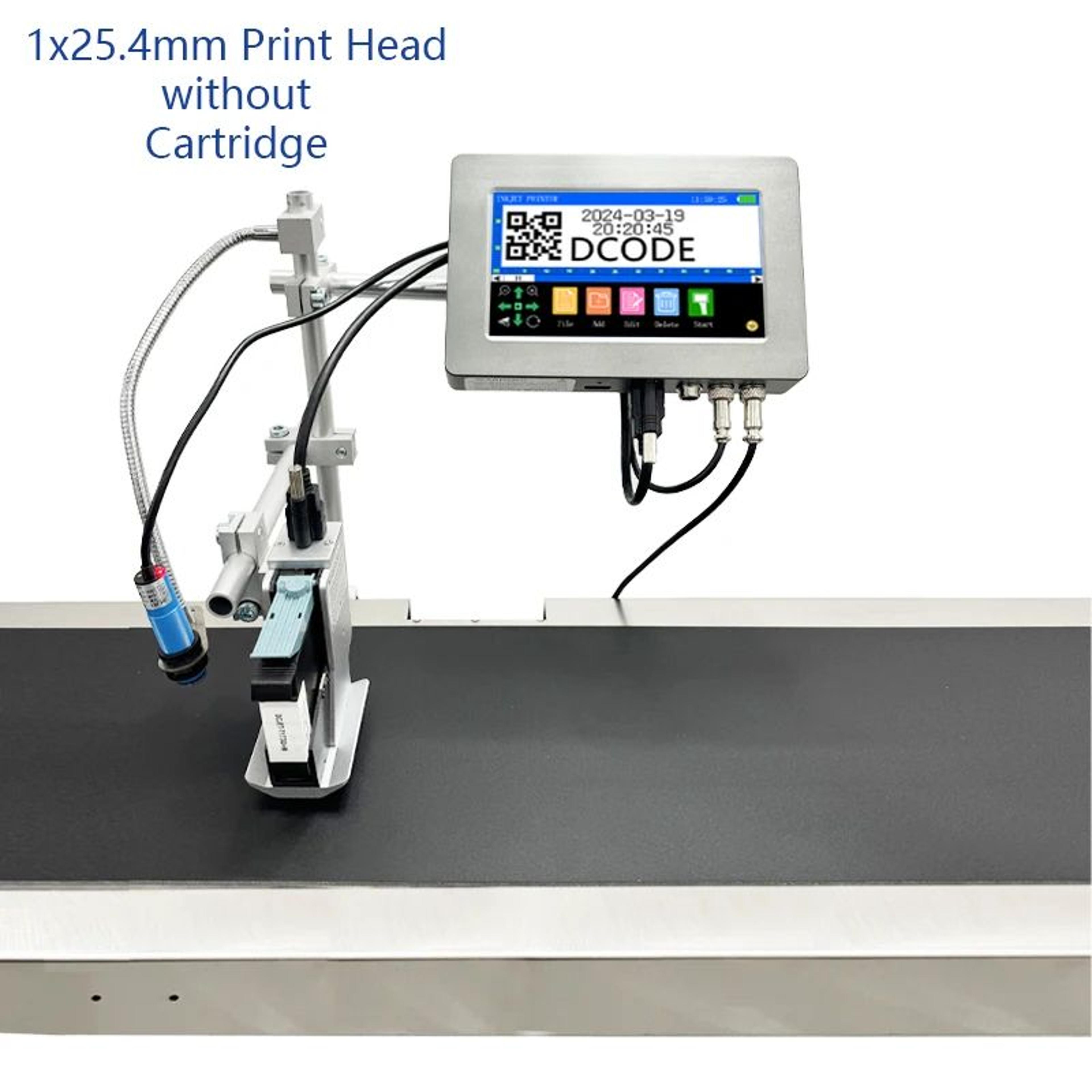 Industrial Thermal Inkjet Printer For Batch Codes And Product Packaging 9