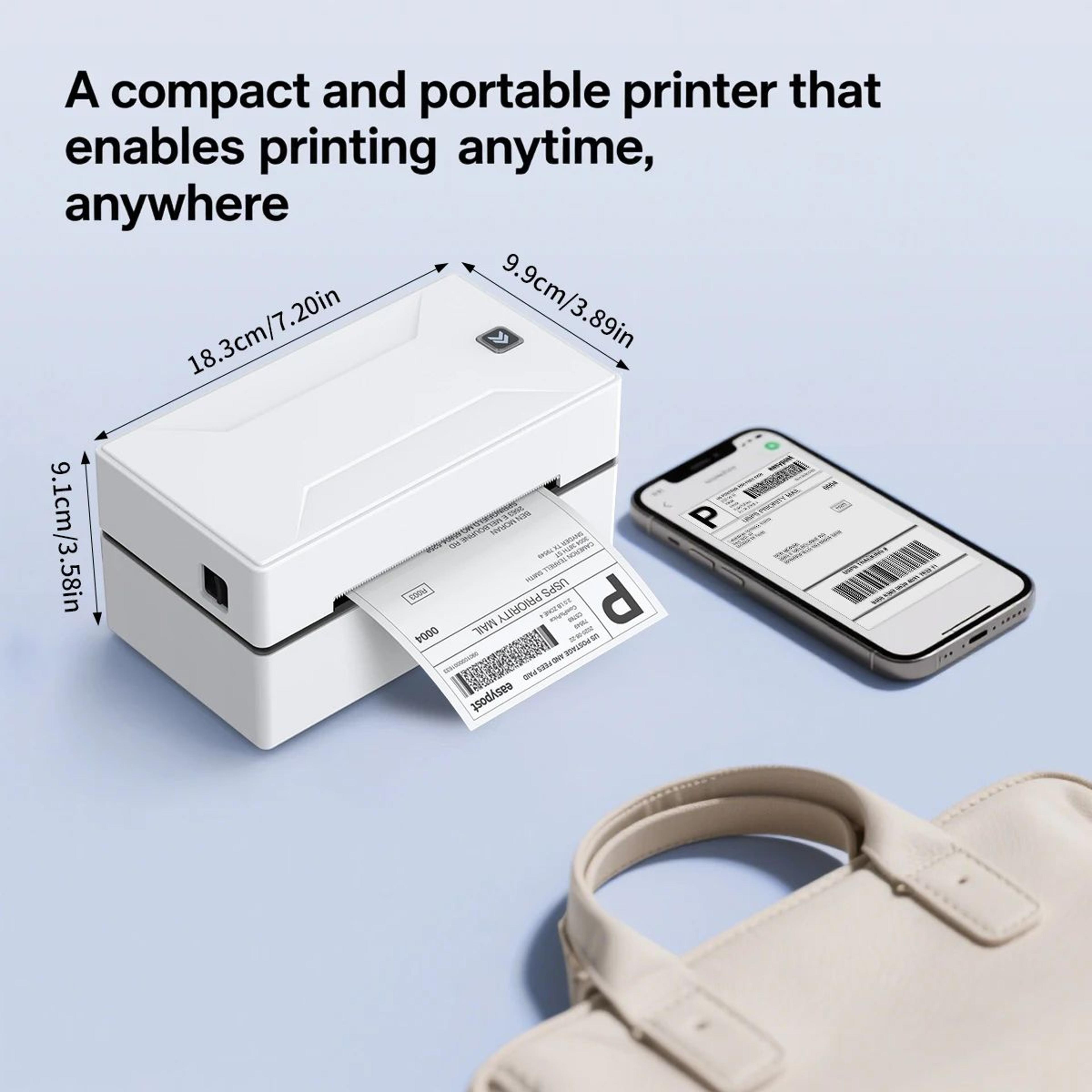 D100 Bluetooth Thermal Shipping Label Printer 4x6 Inch 2