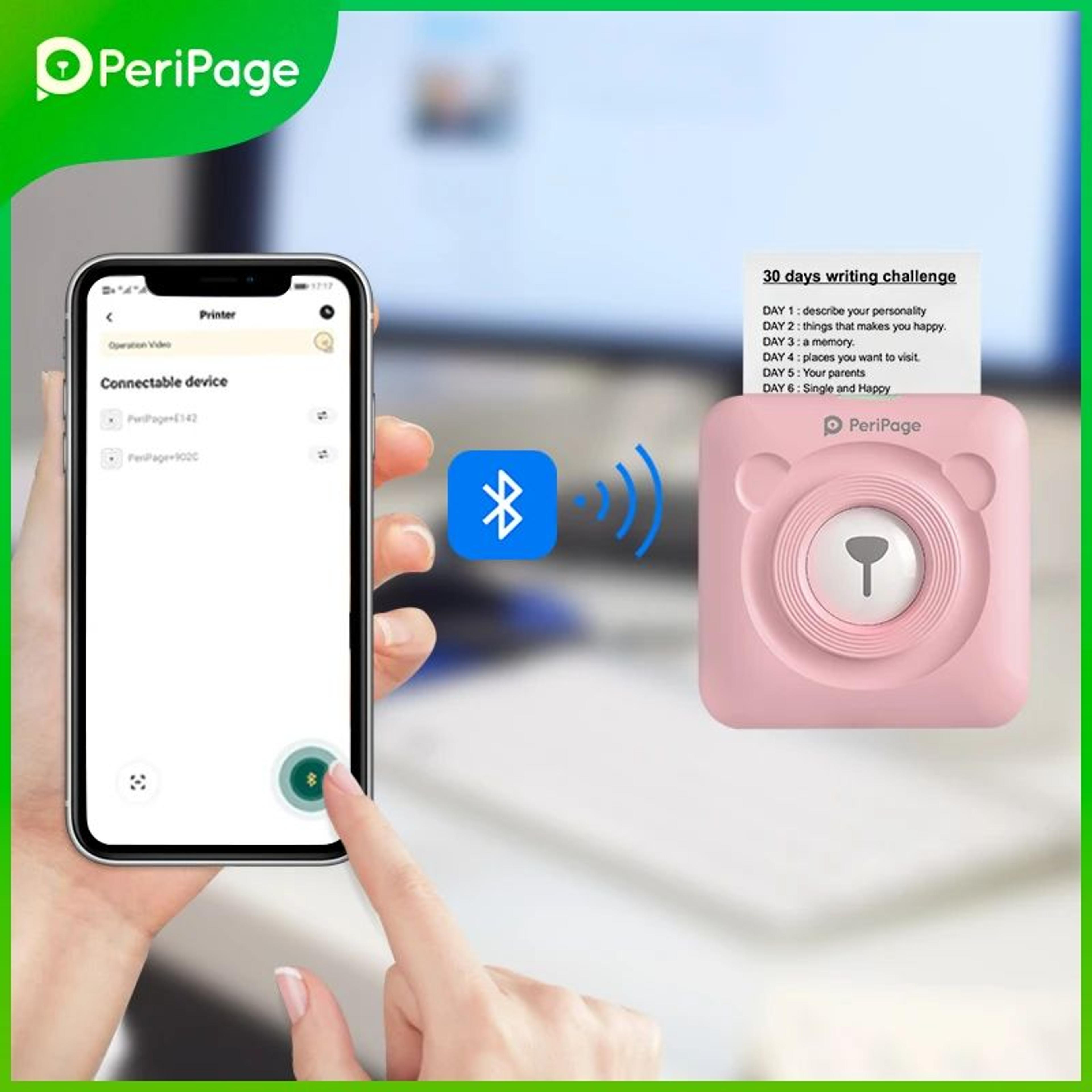 A6 Mini Bluetooth Thermal Printer For Photos And Stickers 1
