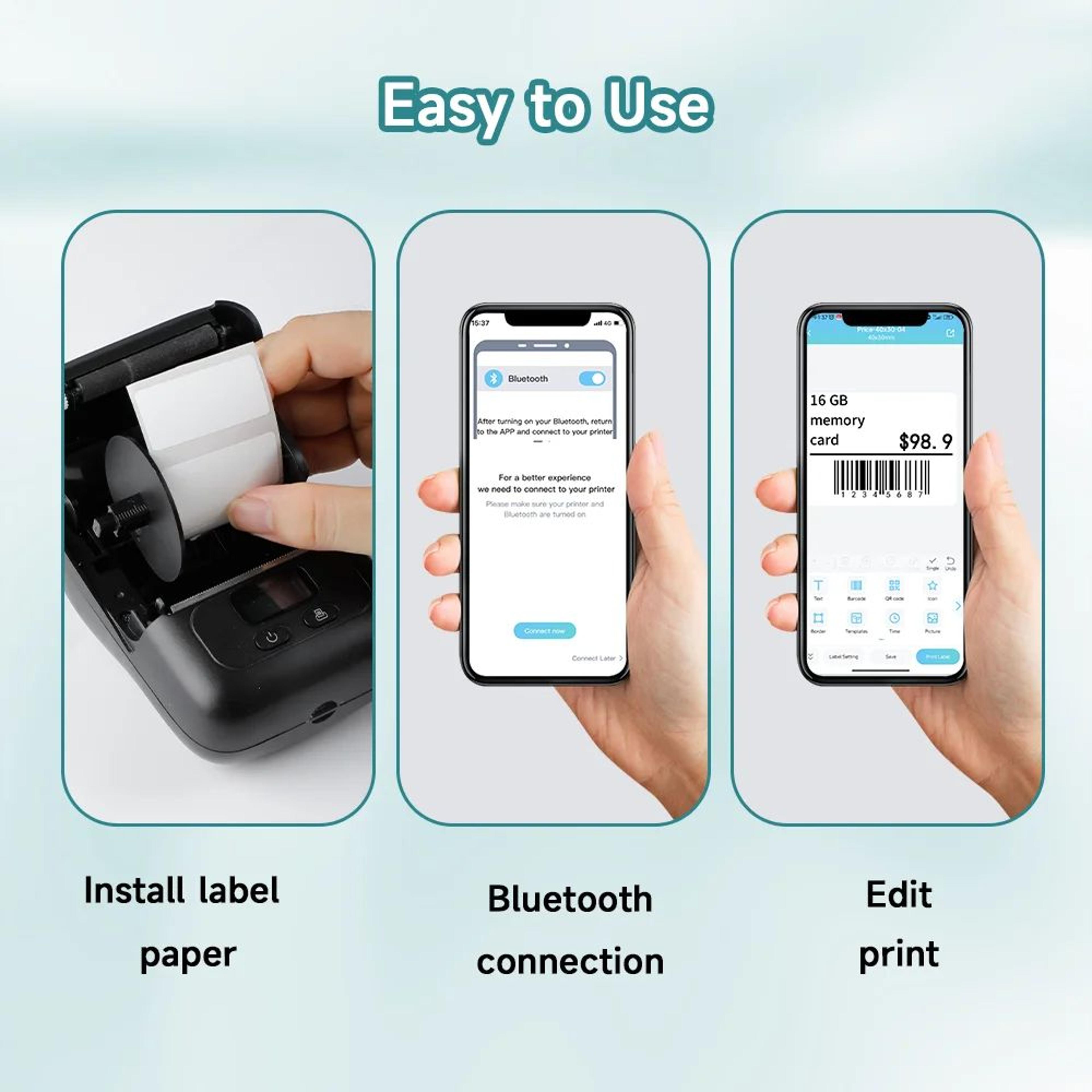 Transparent Thermal Label Stickers For Barcode And Product Labeling 4