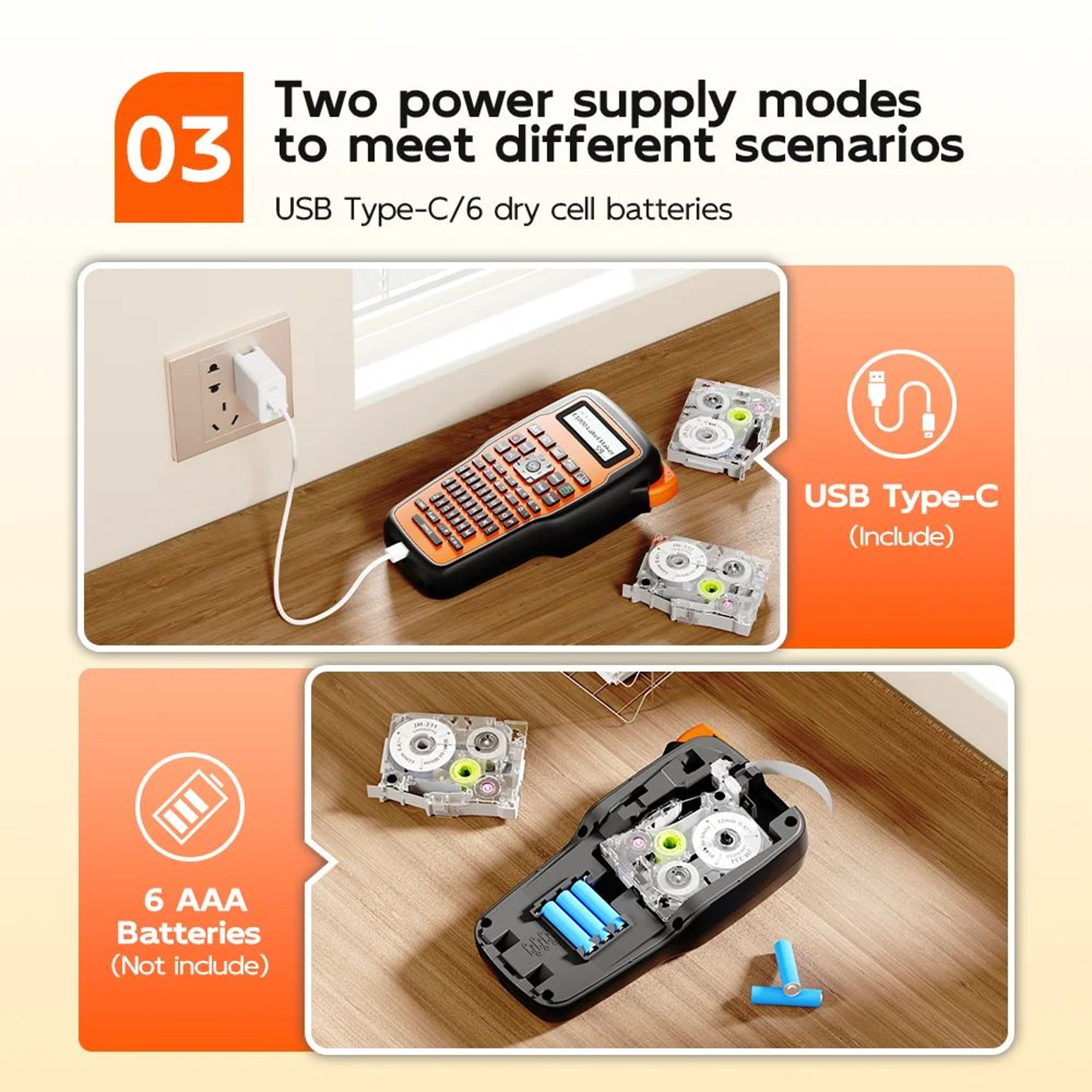 E1000PRO Handheld Label Printer And Cable Marker 5