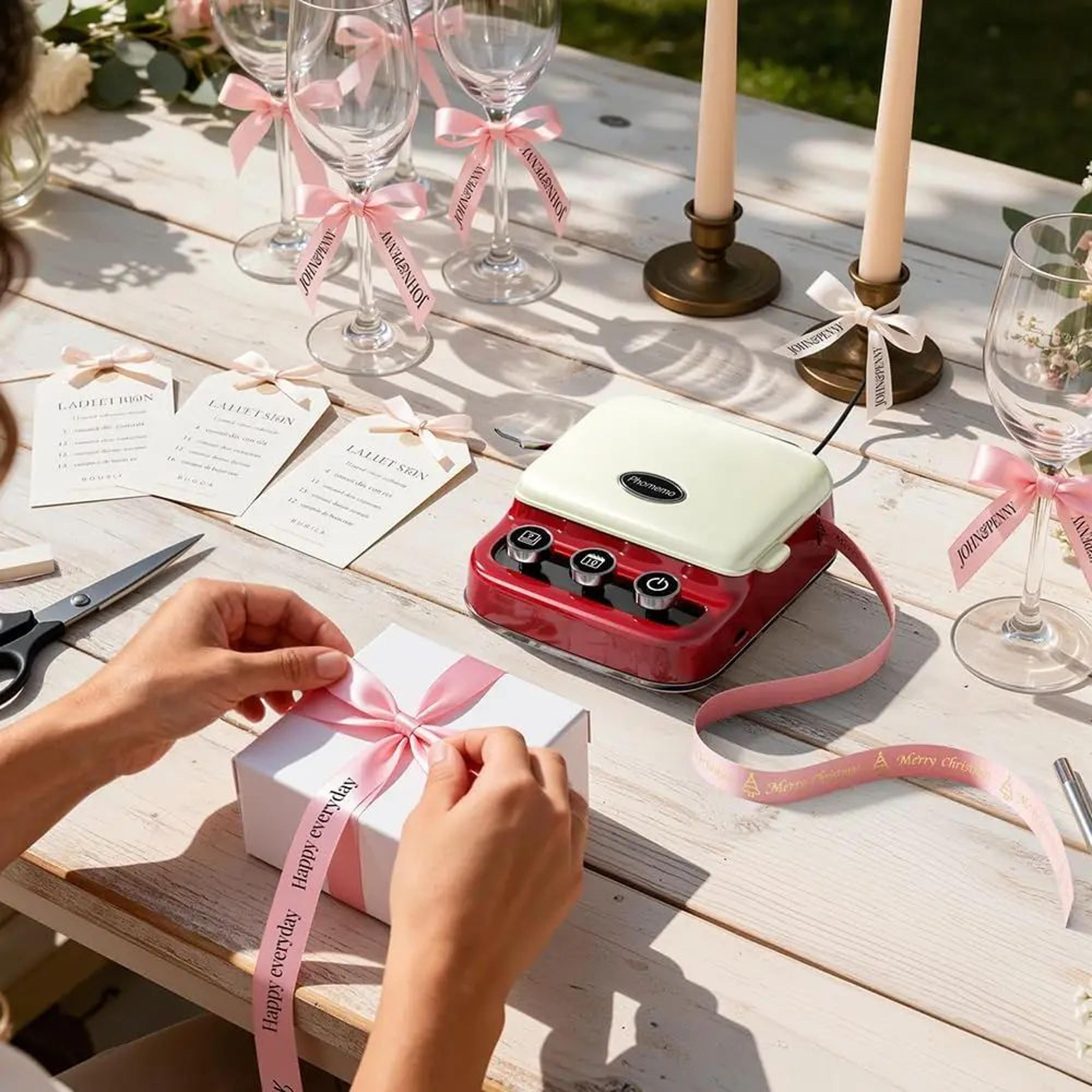 P15 Mini Bluetooth Ribbon Label Printer 1