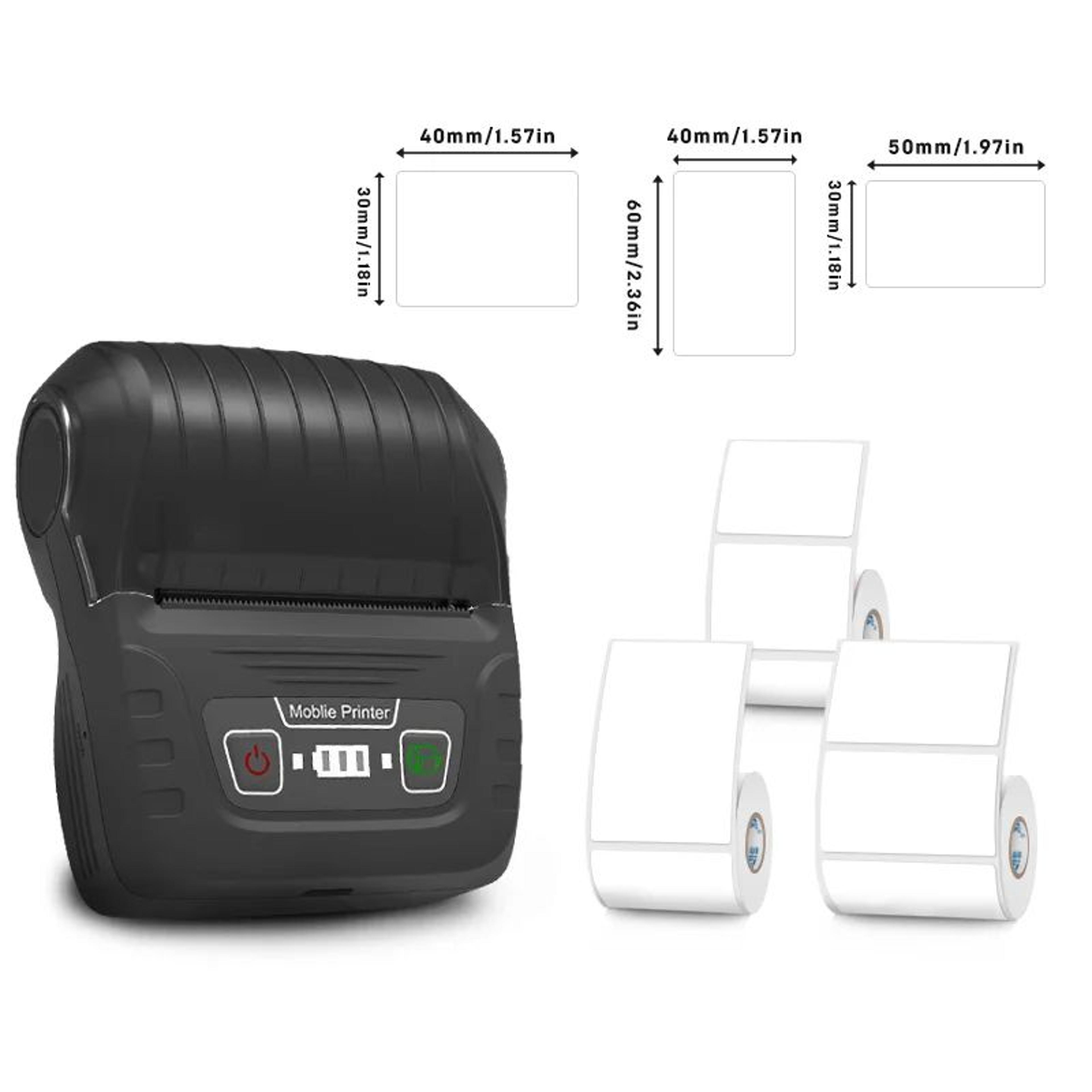 SK58 Wireless Bluetooth Sticker Label Printer 8