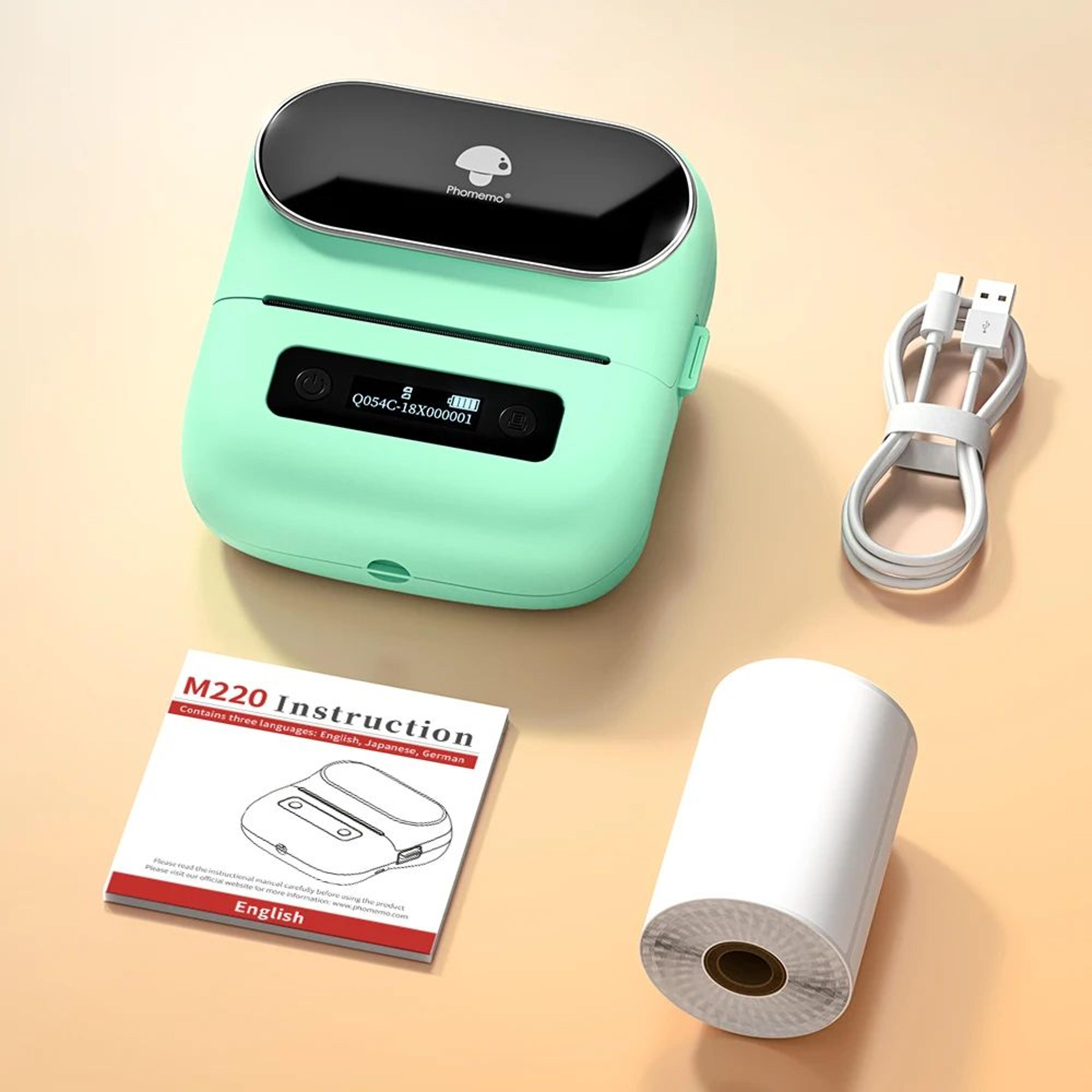M220 Portable Bluetooth Barcode Label Printer 7