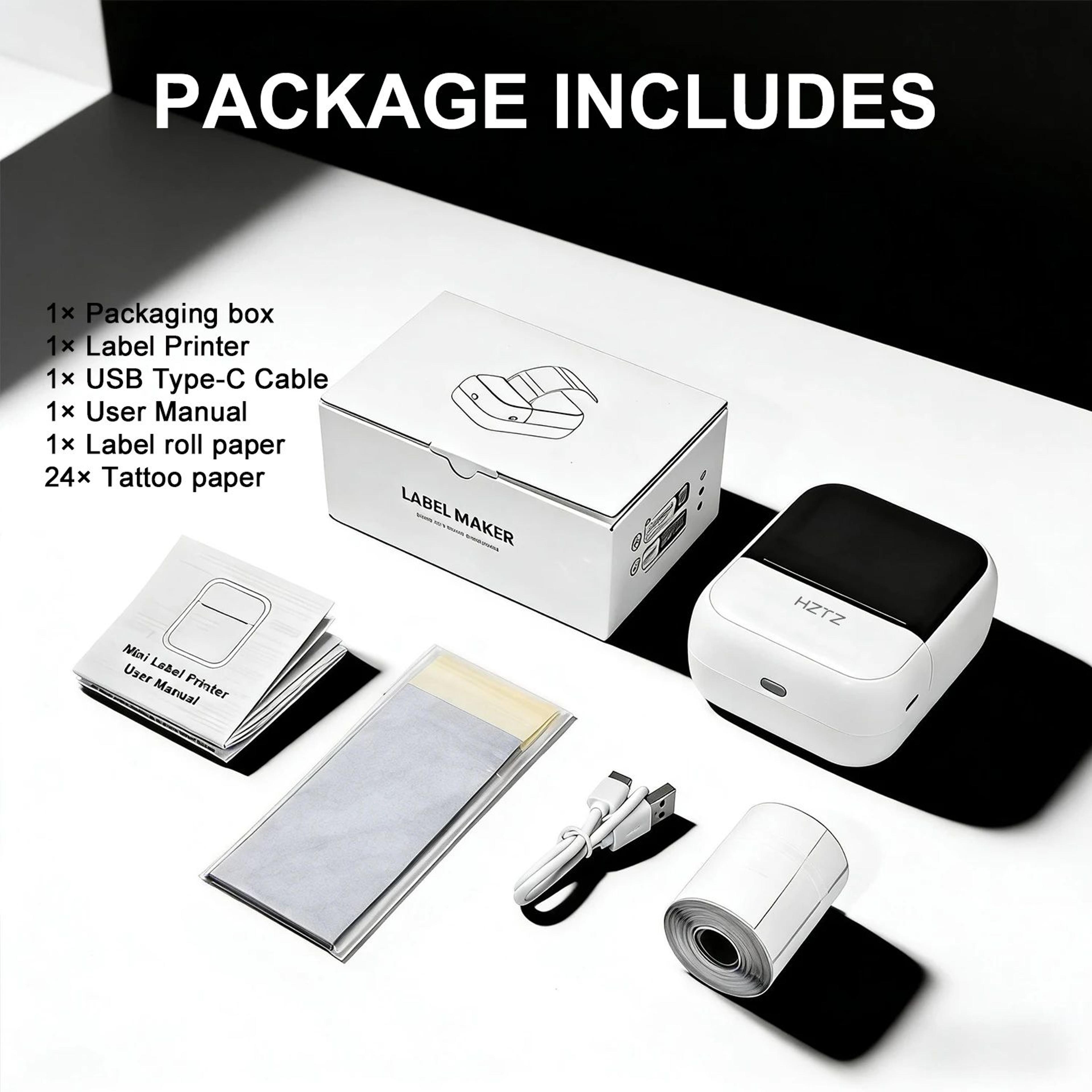 C50 Mini Wireless Tattoo And Label Printer 8
