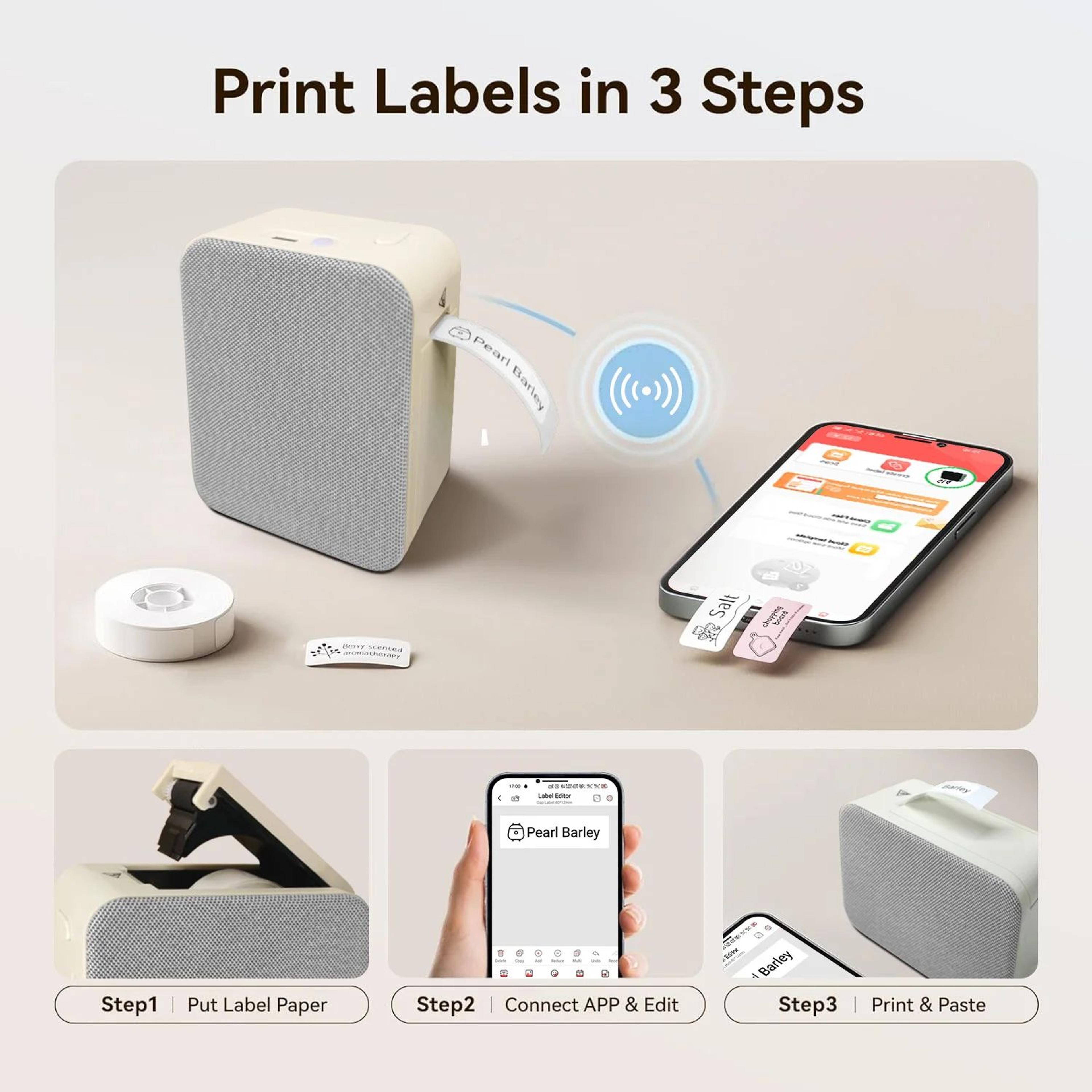 P15 Mini Bluetooth Creative Sticker Printer 3