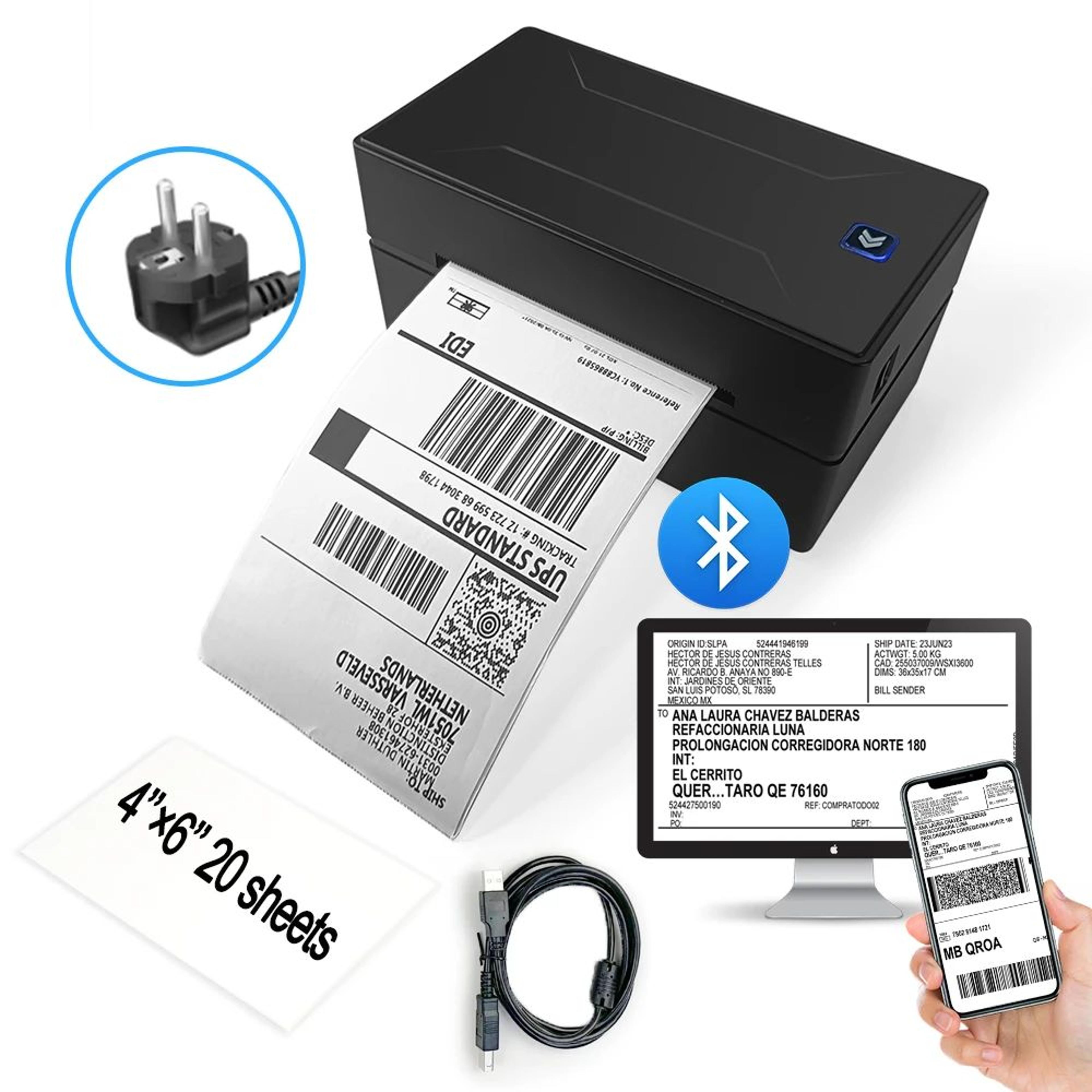D100 Portable Bluetooth Label Printer 6