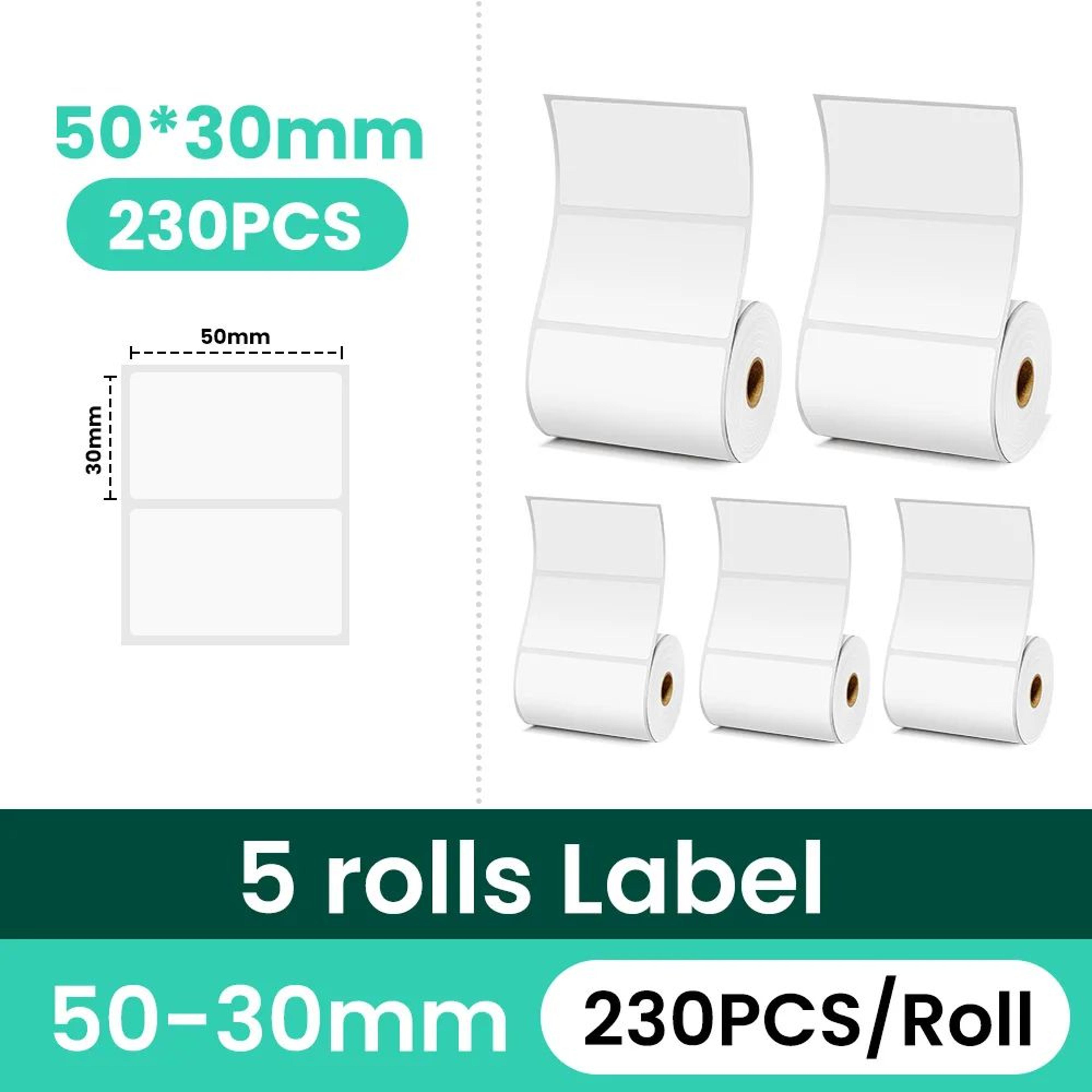 White Thermal Label Stickers 13