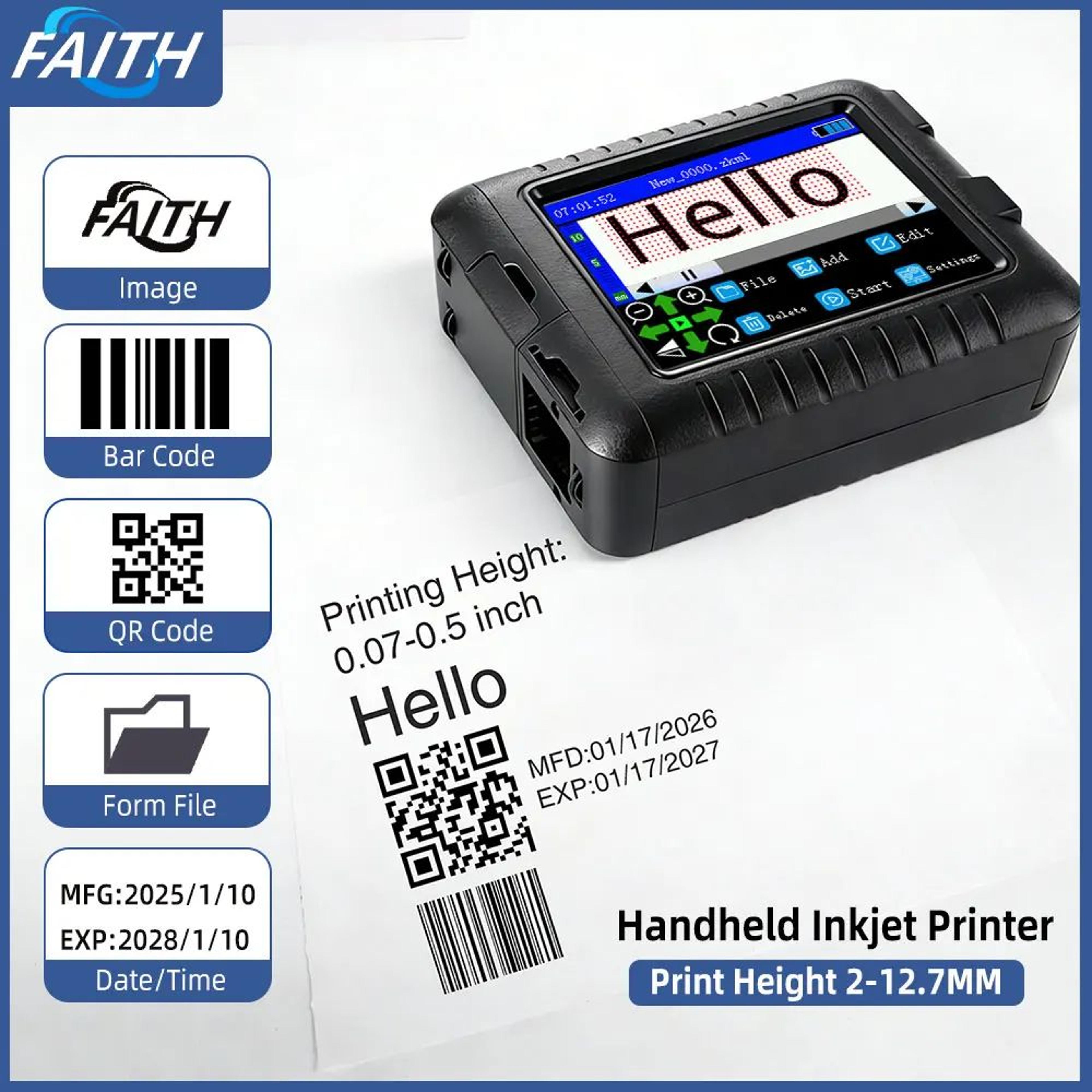 faith kd360m portable thermal label printer