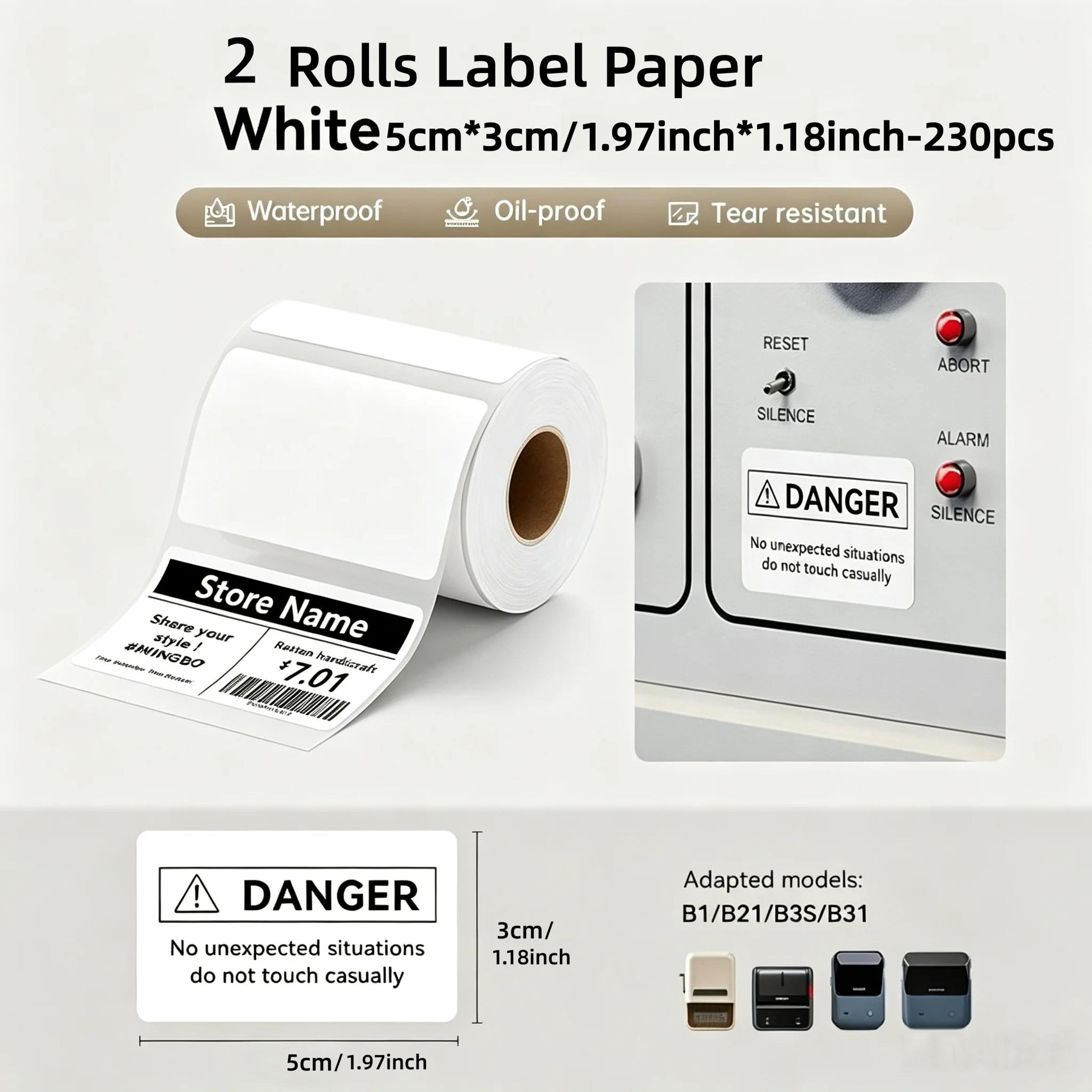 Bluetooth Thermal Sticker Label Printer 7