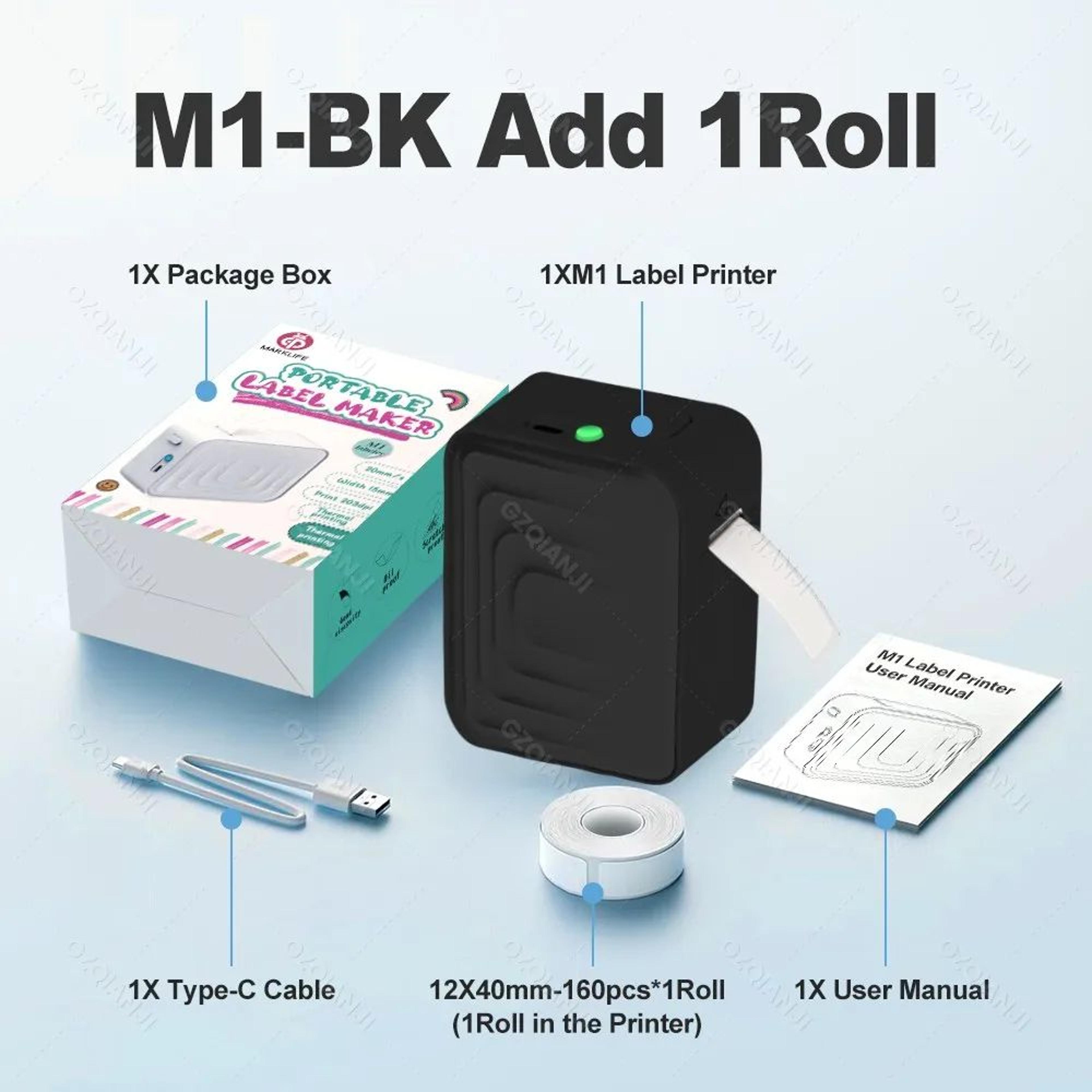 Marklife M1 Mini Bluetooth Label Printer 10