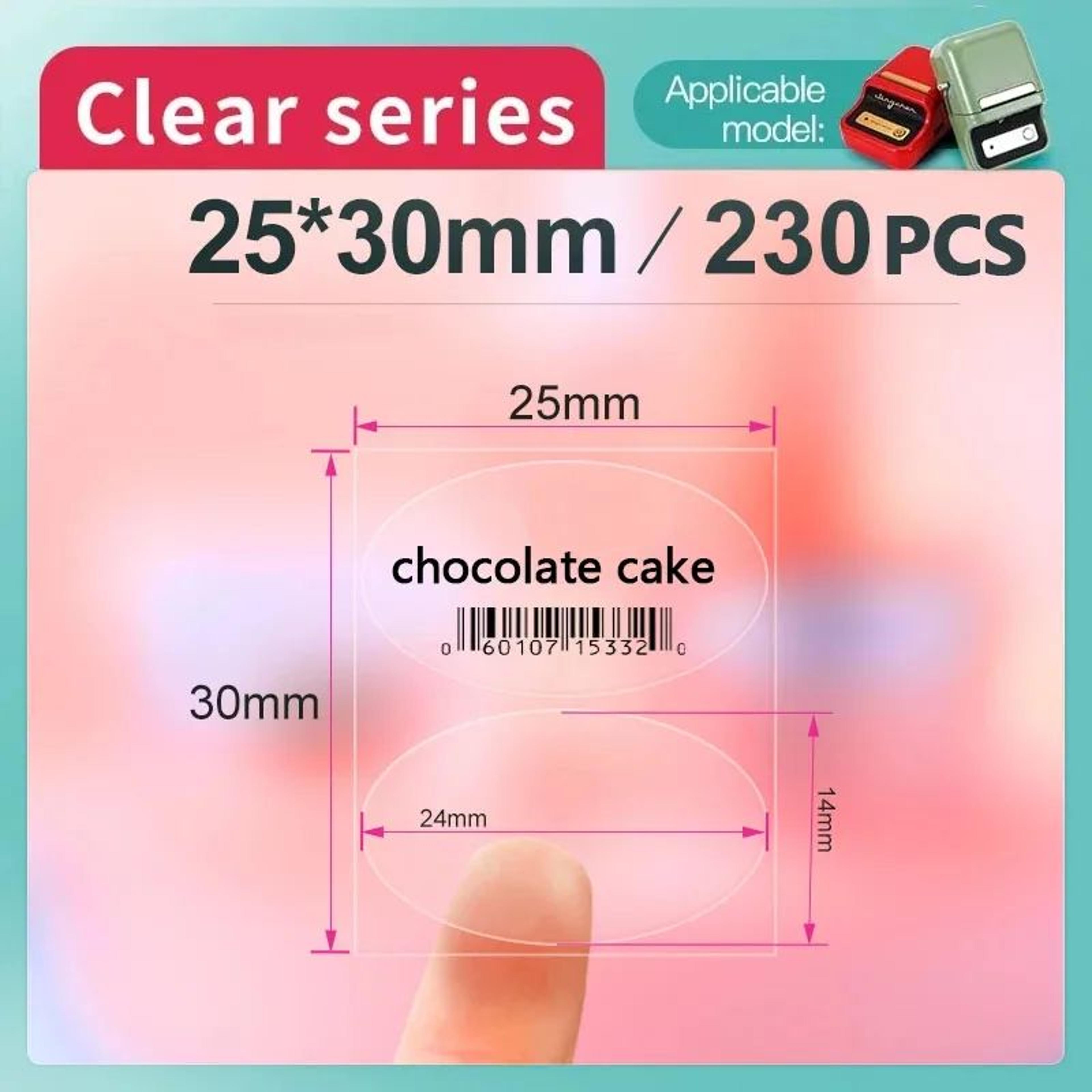 Niimbot B1 B21 Transparent Thermal Labels 5