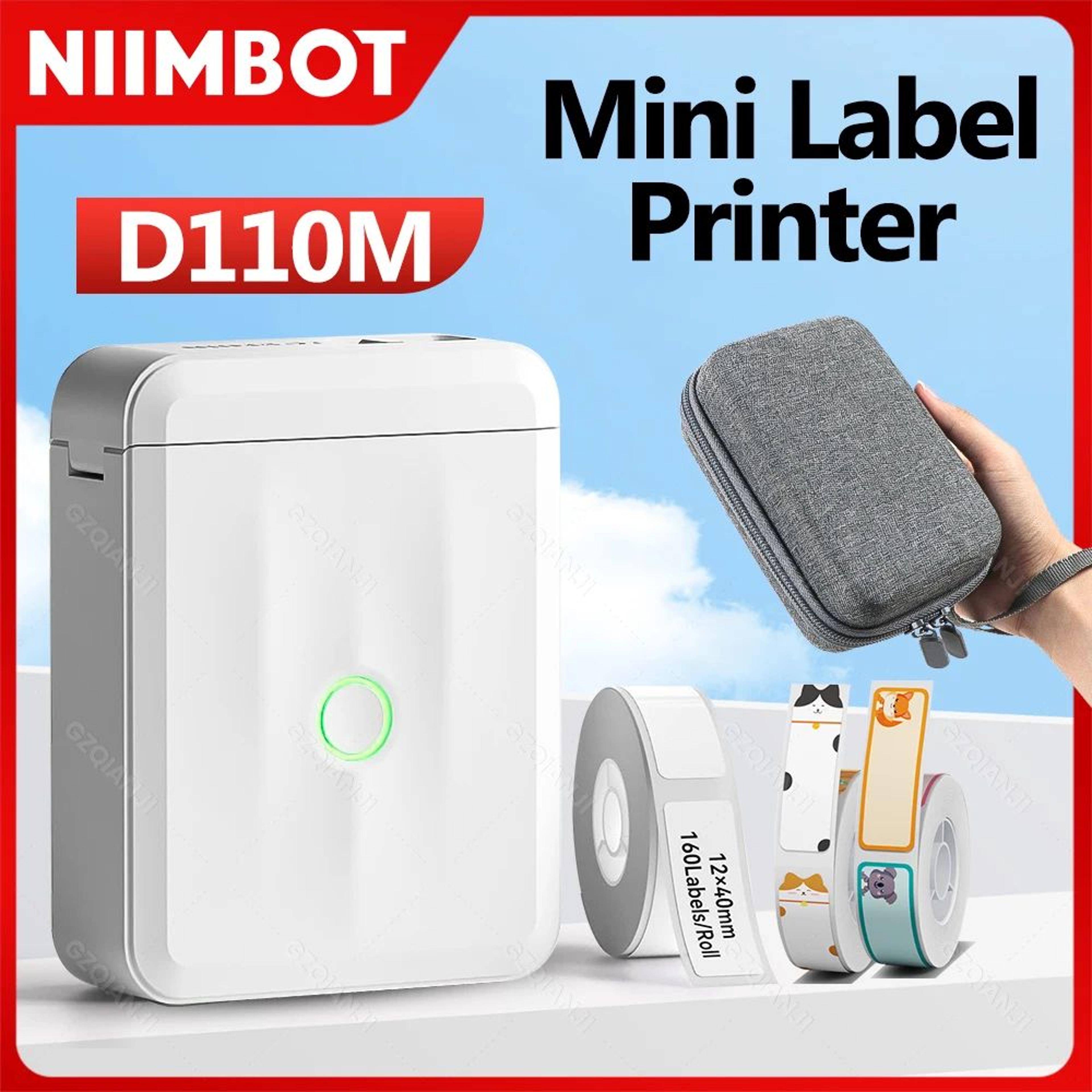 niimbot d110m mini bluetooth label printer