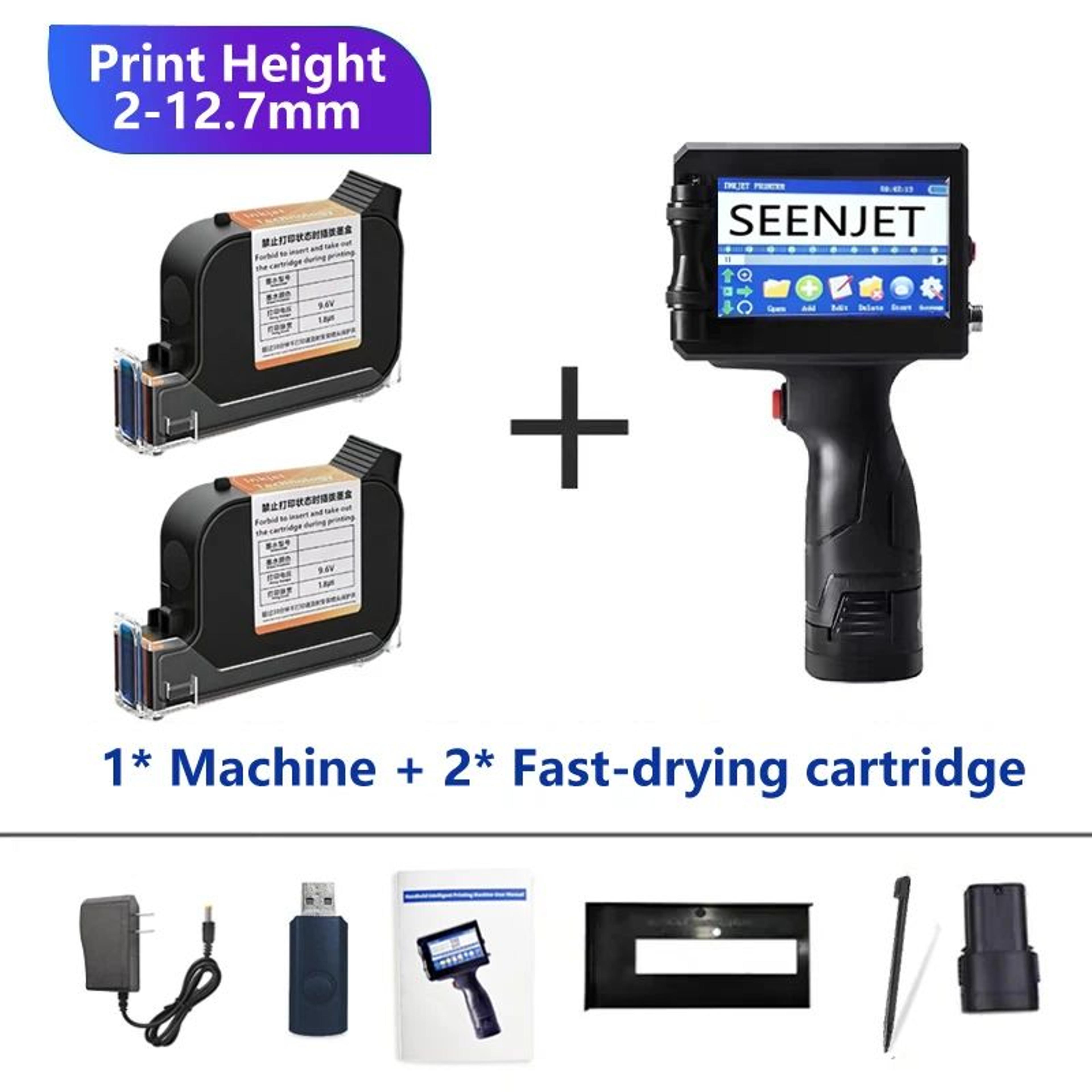 SEENJET Handheld Inkjet Coding Printer 7