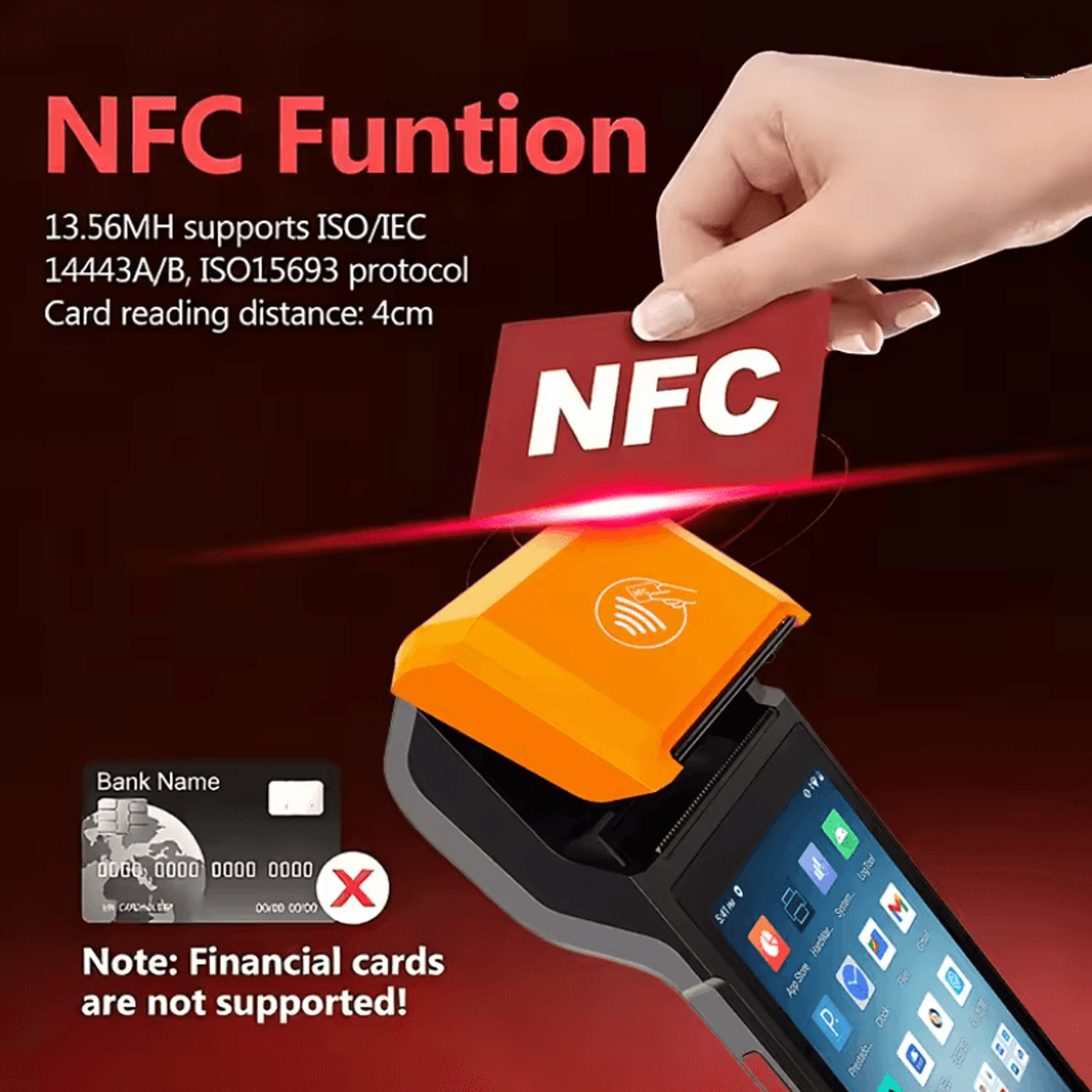 Android 14 Handheld POS Receipt Printer 2