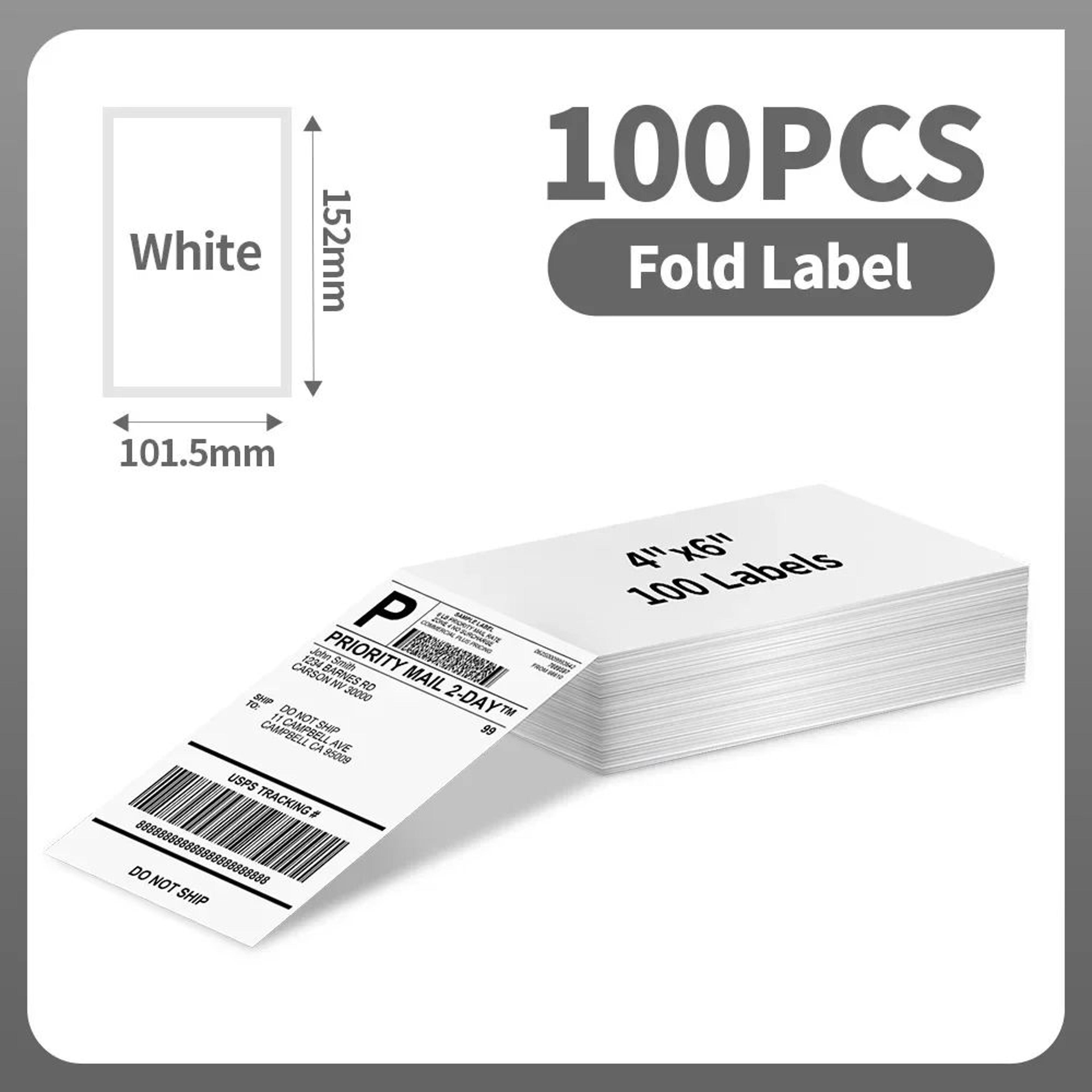 phomemo 4x6 thermal shipping labels 100 pack