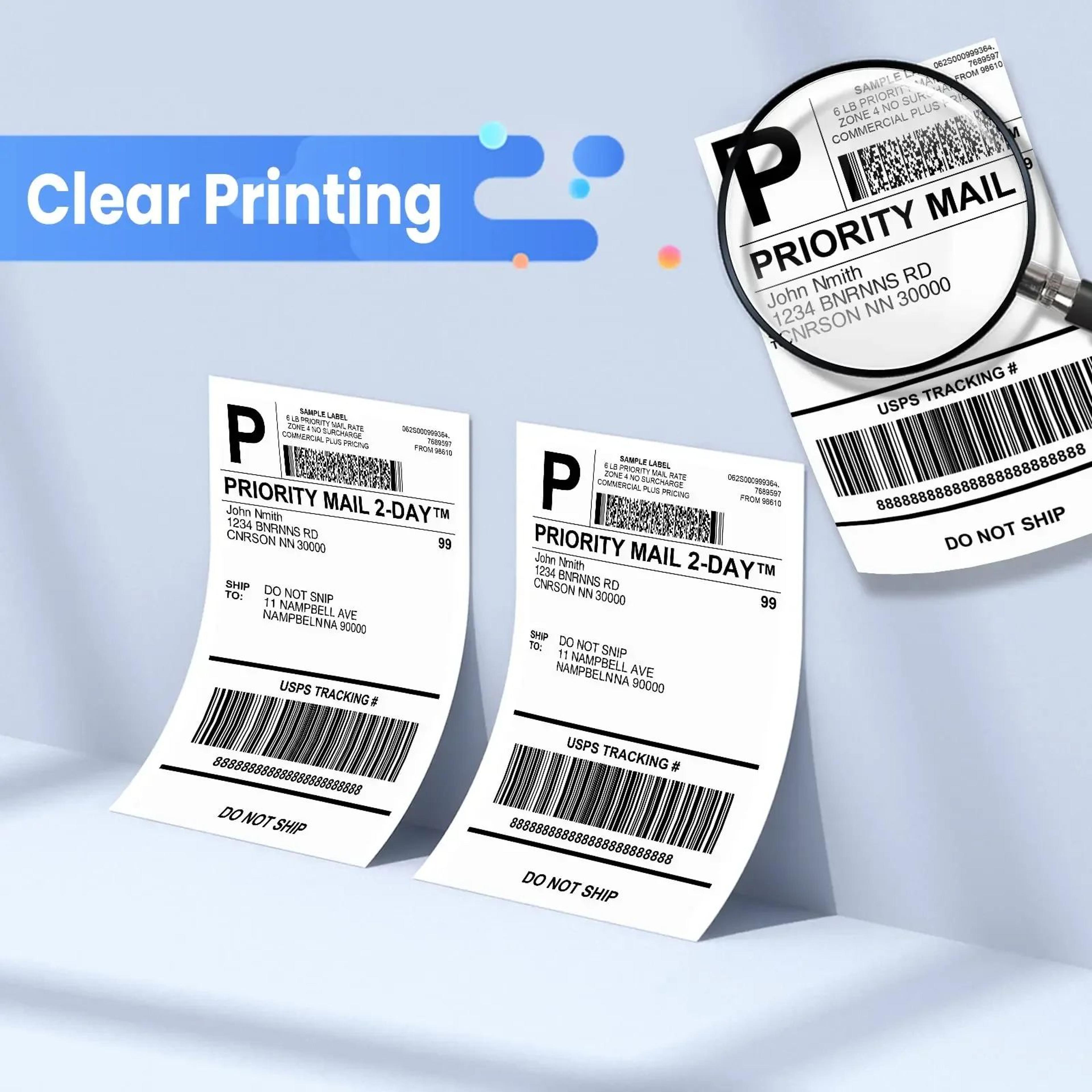 Phomemo 4x6 Thermal Shipping Labels 100 Pack 3