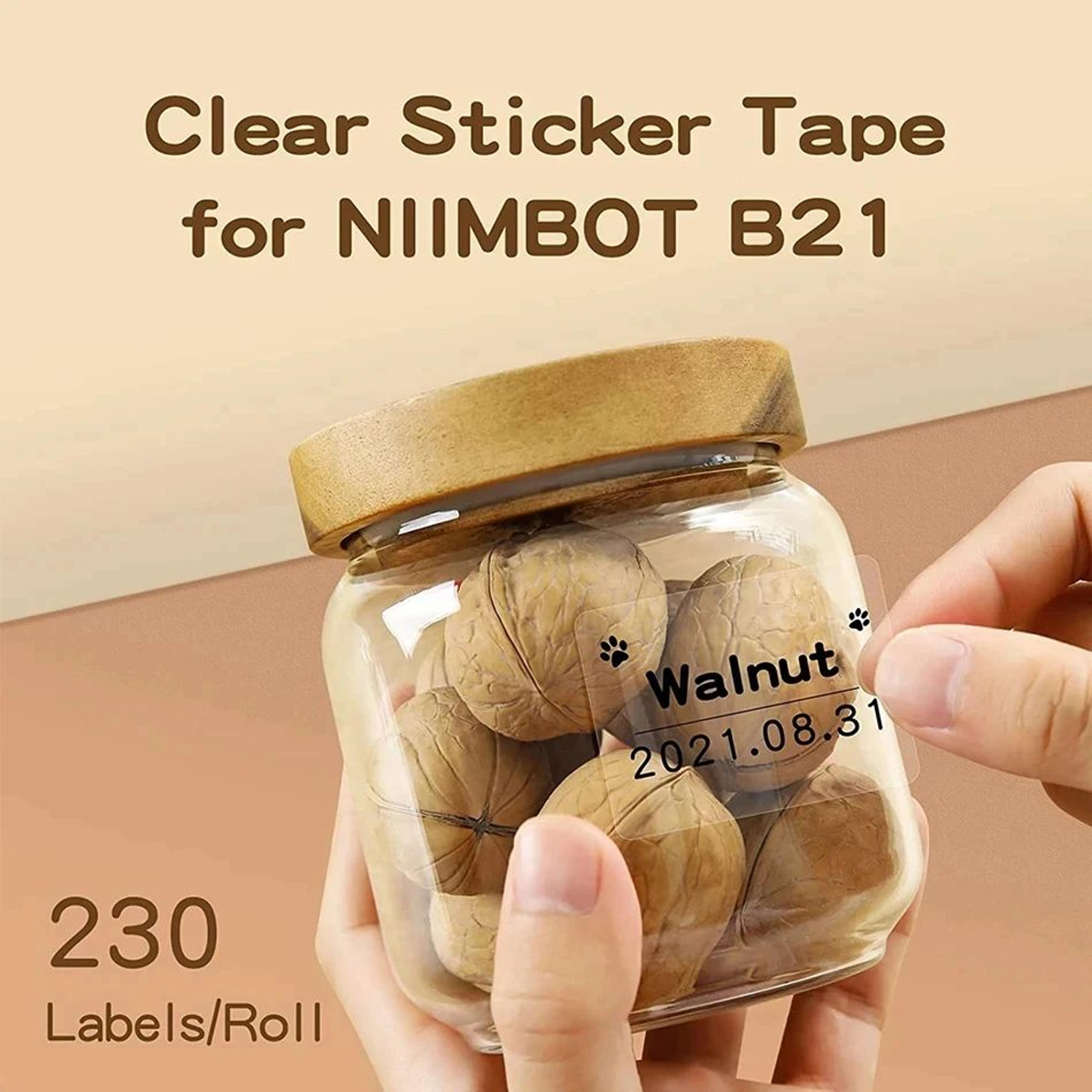Niimbot Transparent Waterproof Label Stickers 4