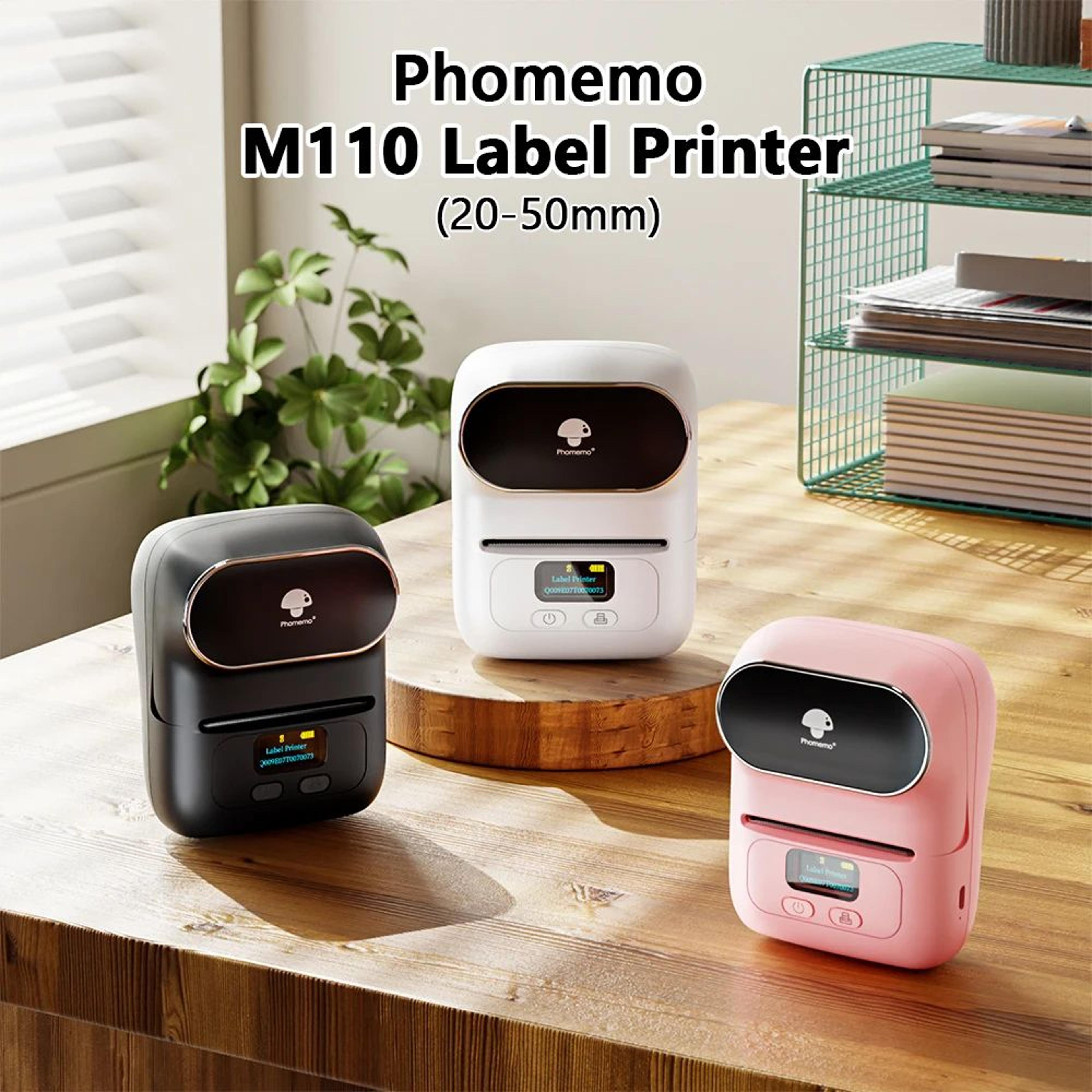 phomemo m110 portable bluetooth label printer