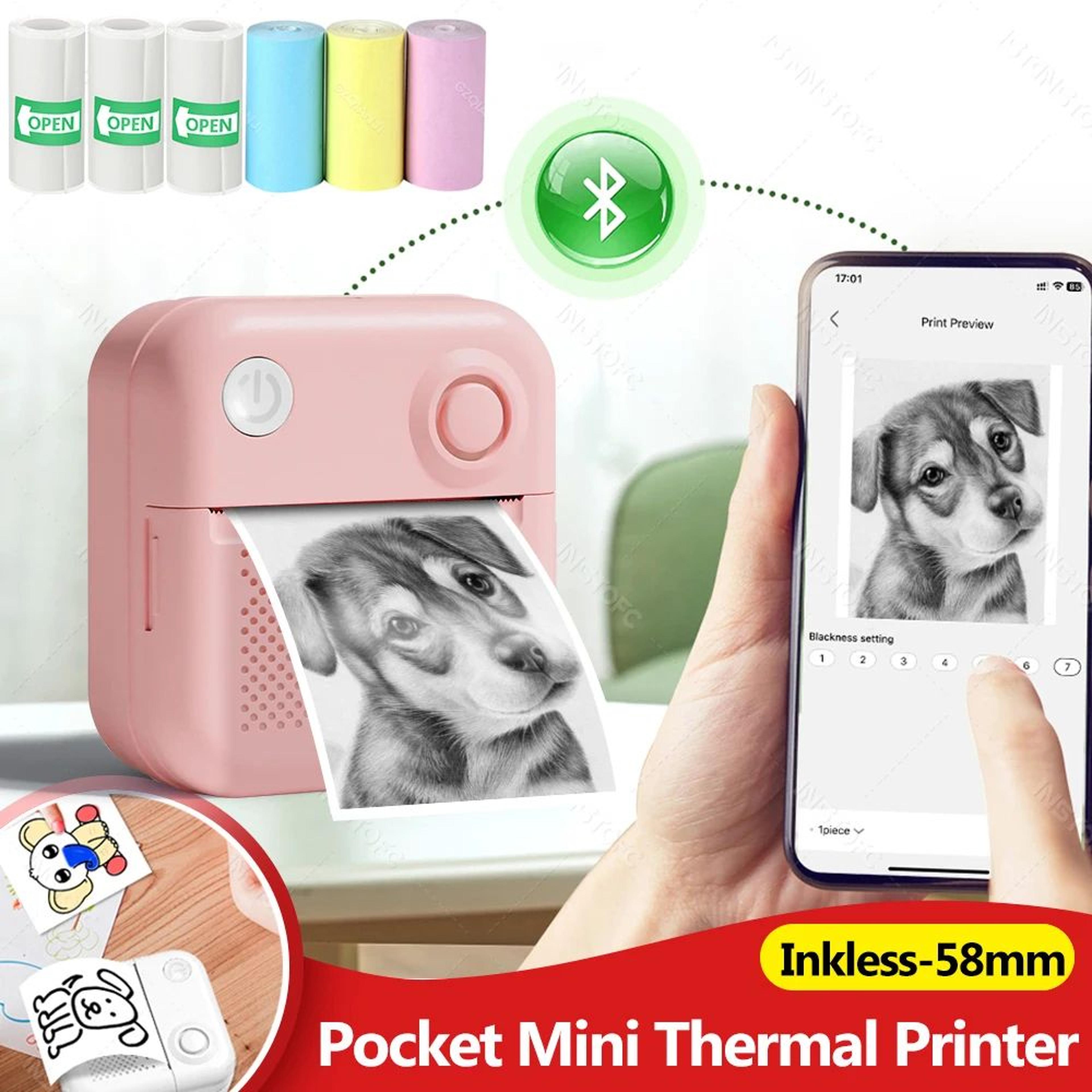 mini bluetooth pocket printer
