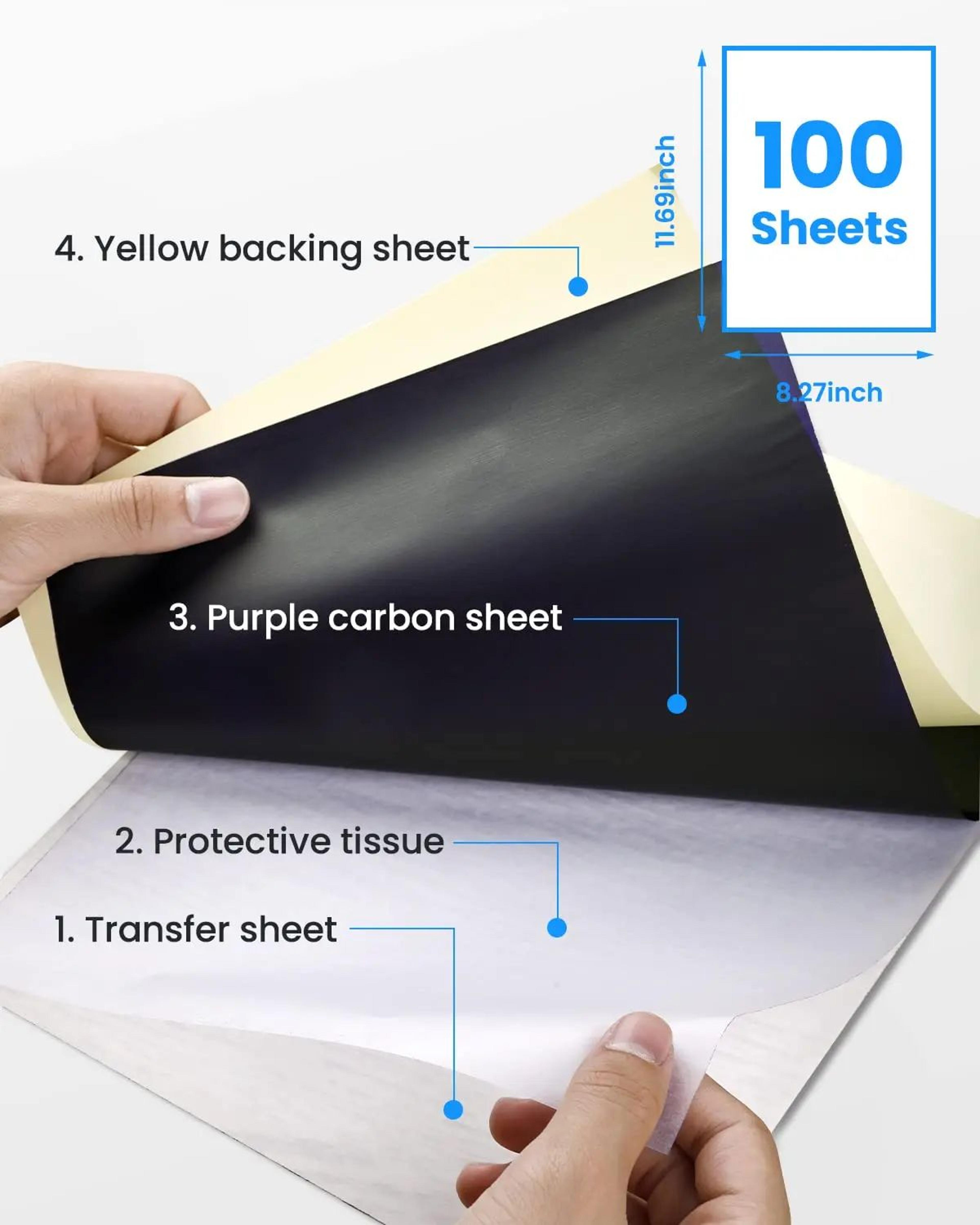 A4 Tattoo Transfer Paper 100 Sheets 2