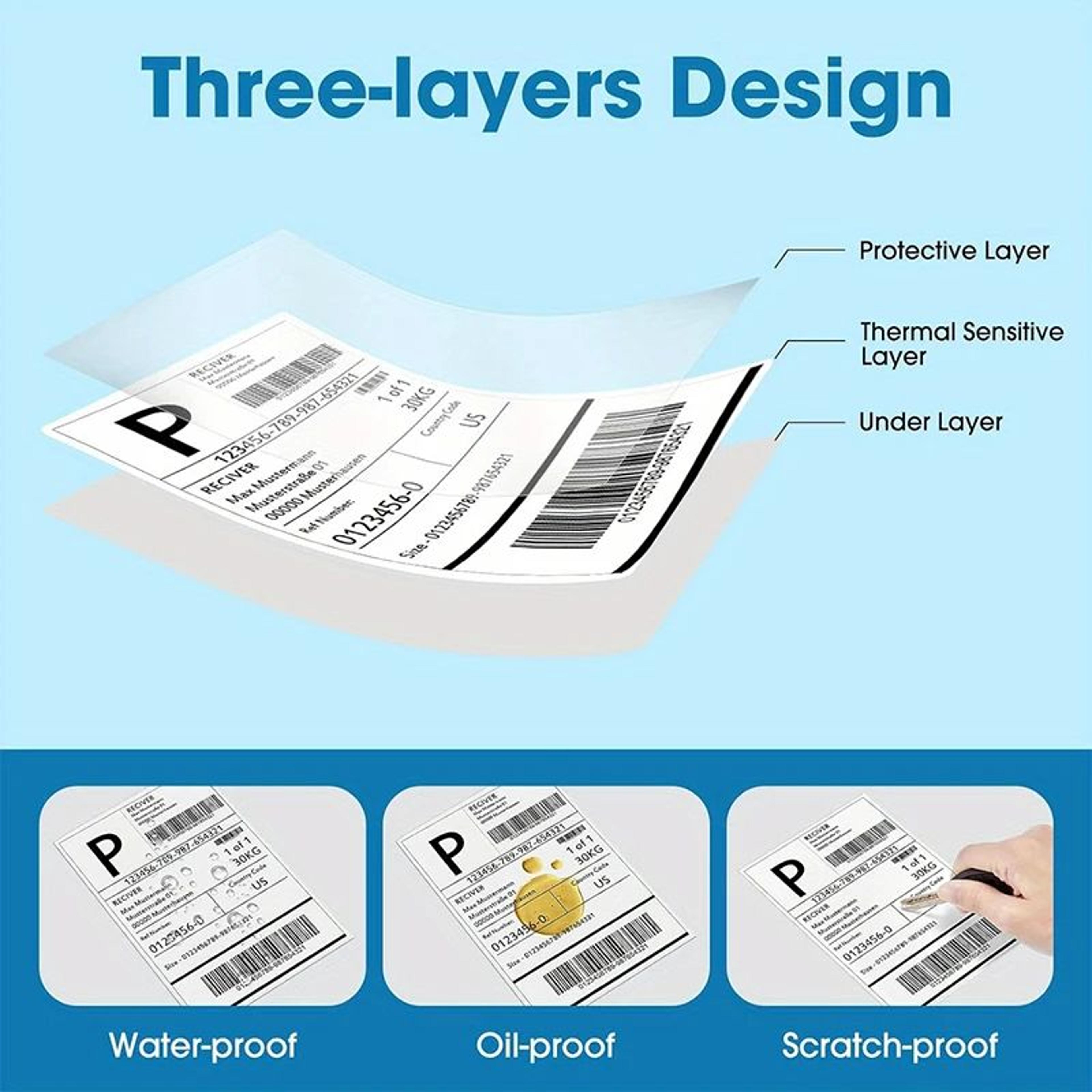 Thermal Shipping Labels 100 Or 500 Pack 1