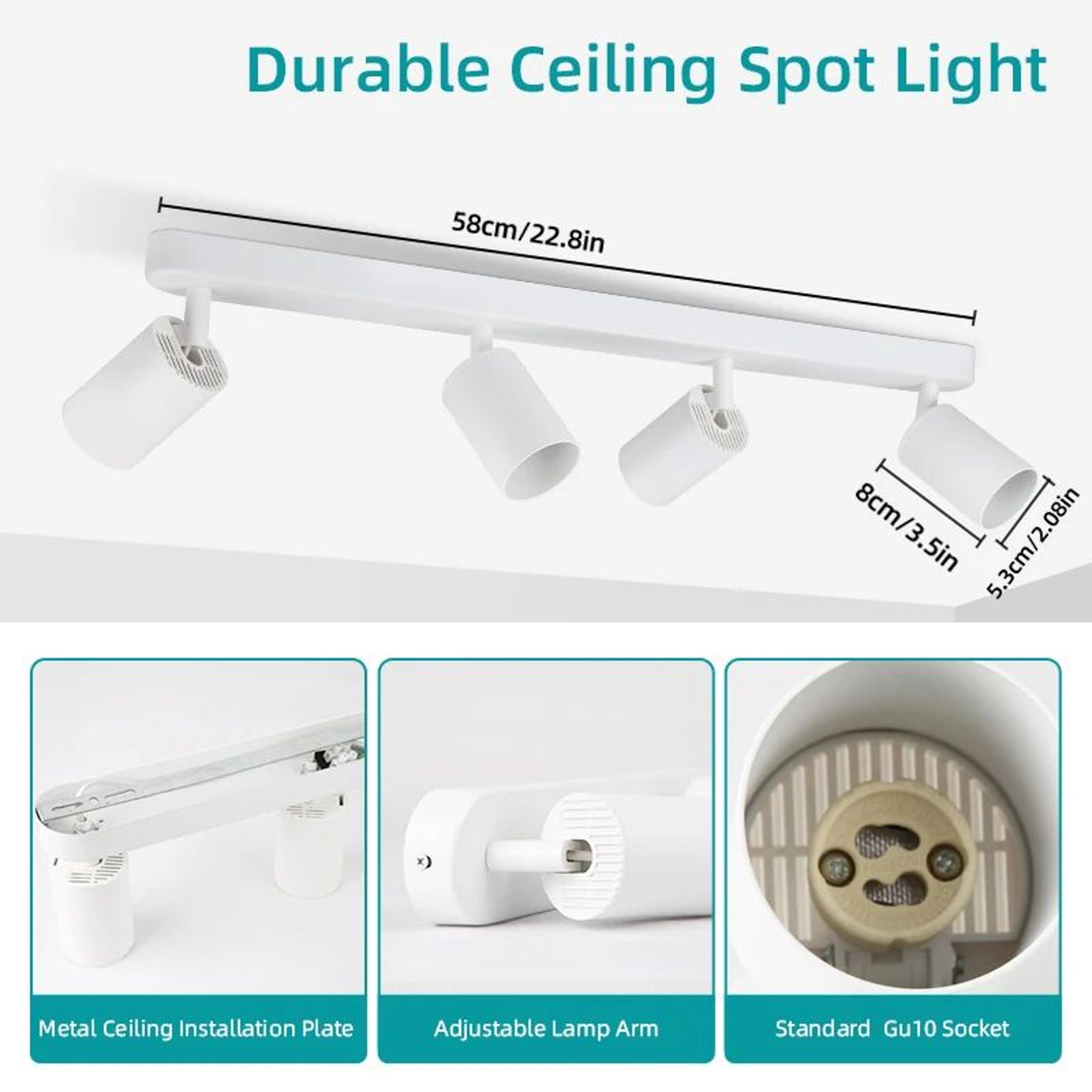 Adjustable GU10 Pendant Spotlight Ceiling Lamp 11