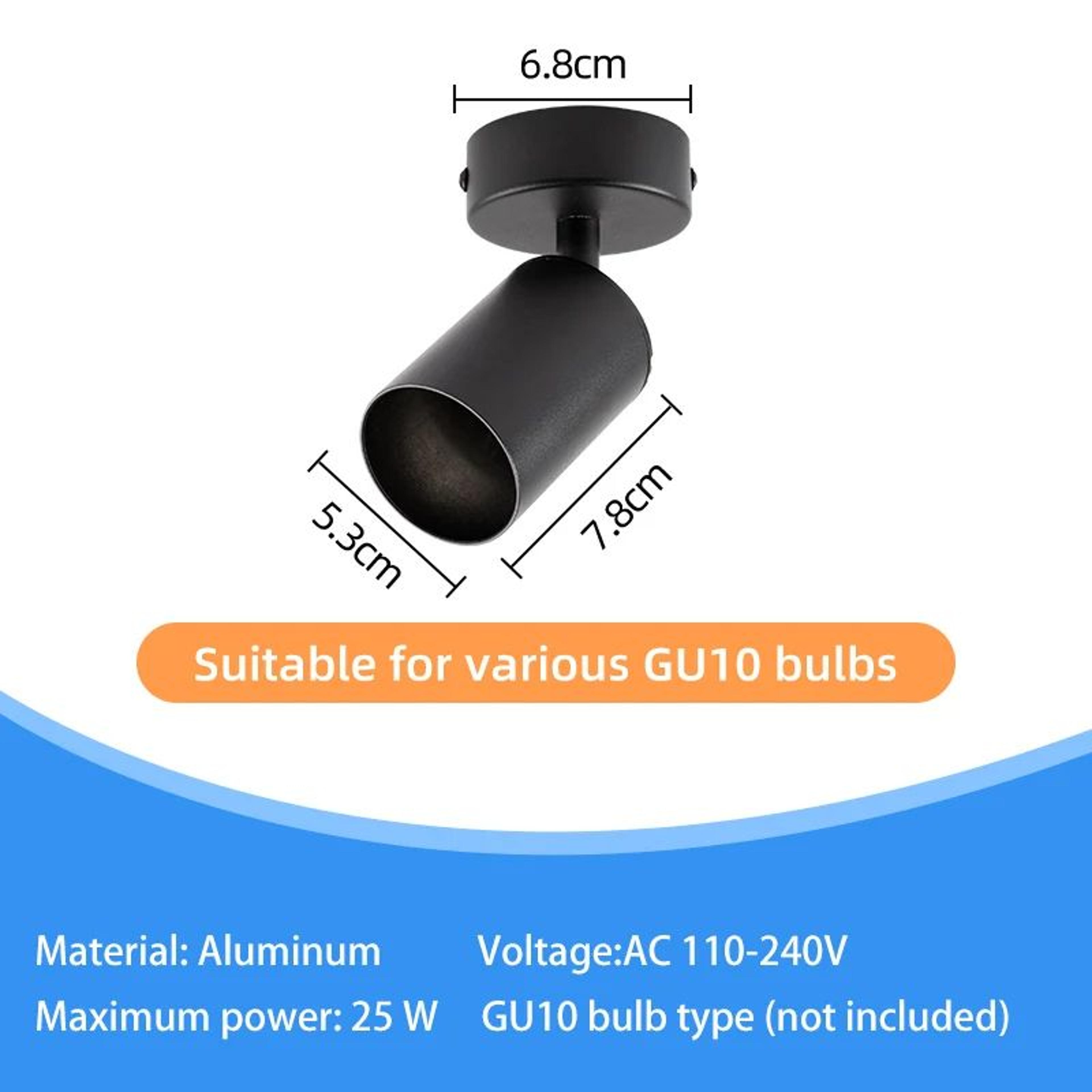 Adjustable GU10 Pendant Spotlight Ceiling Lamp 18