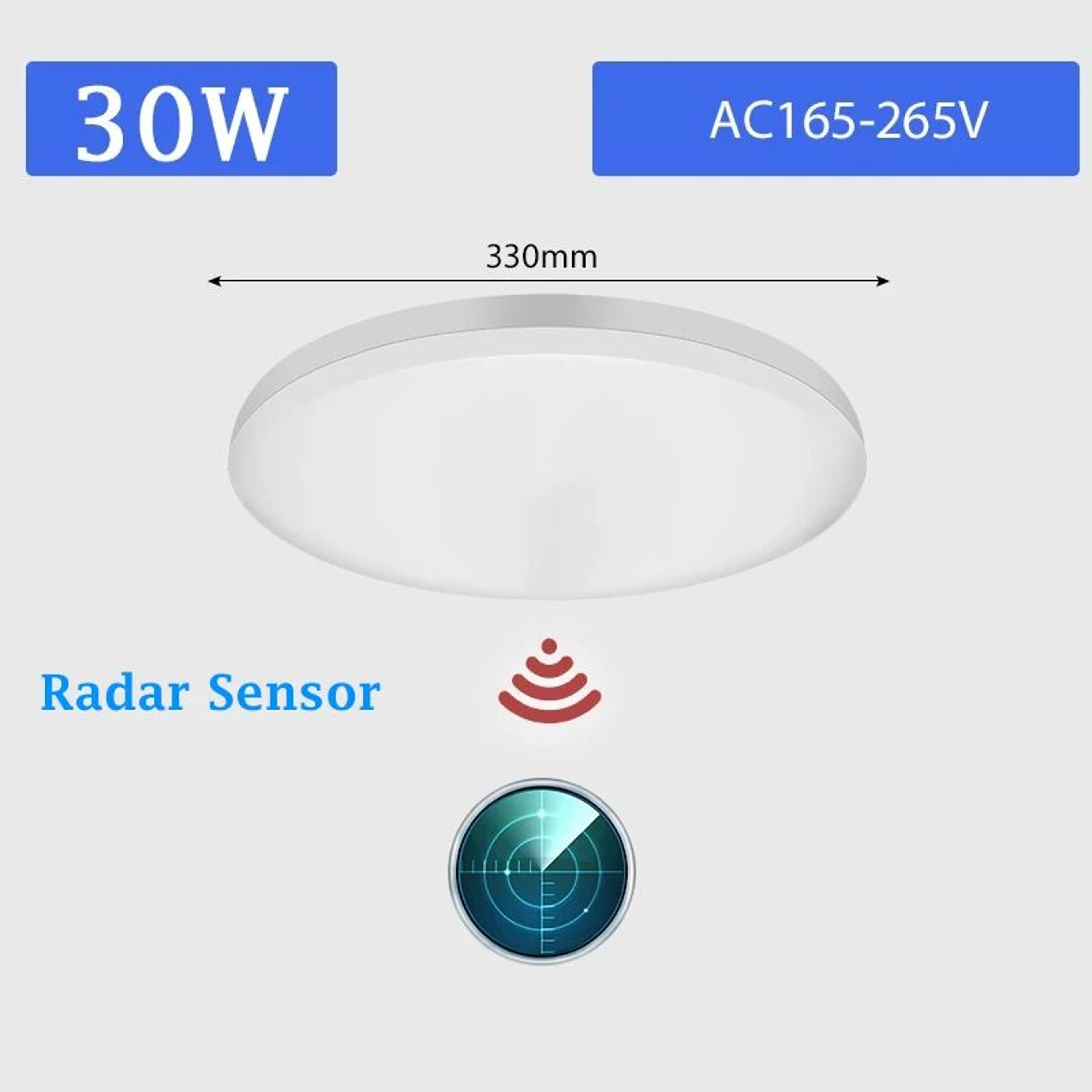 LED Motion Sensor Ceiling Light 7
