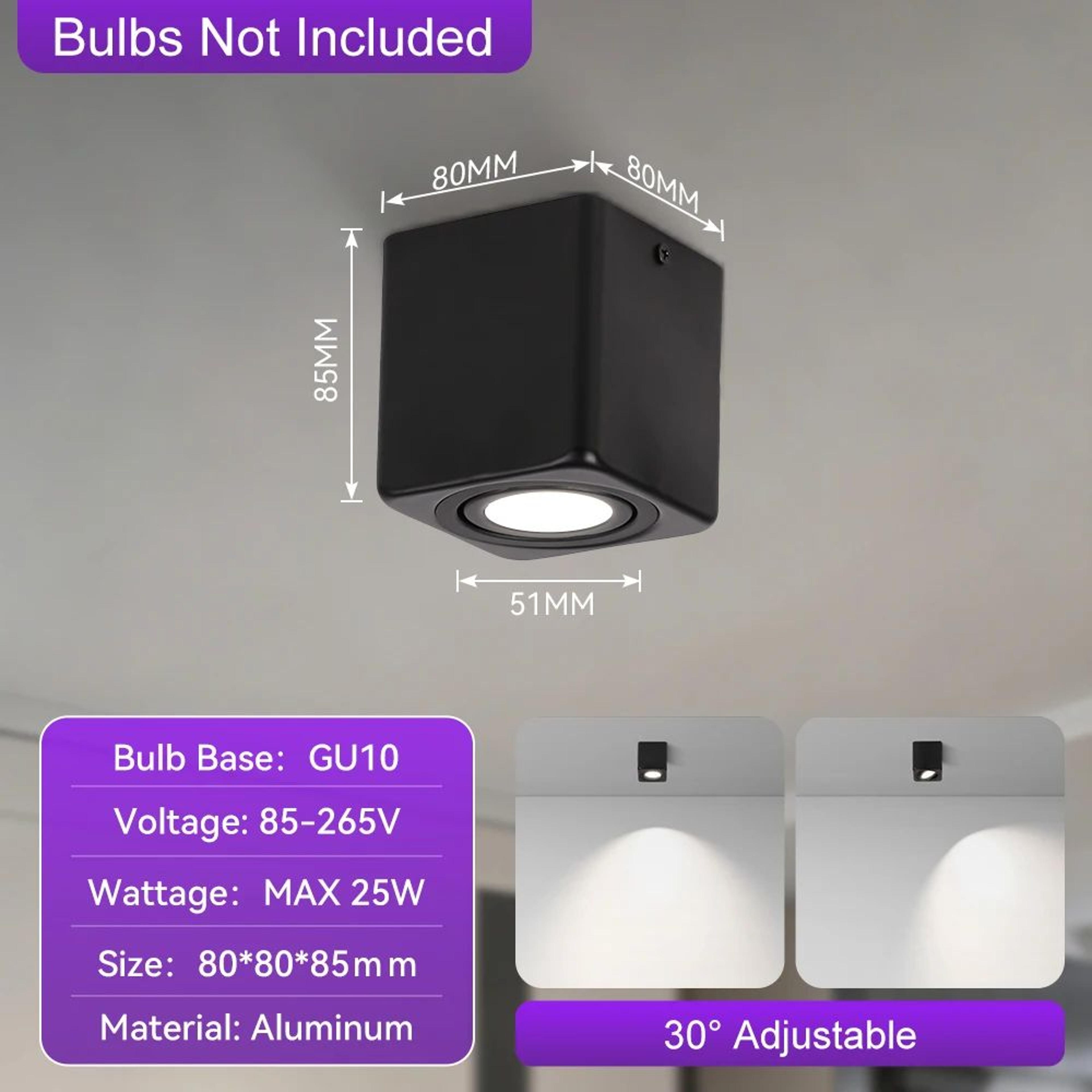 GU10 Surface Mounted LED Ceiling Spotlight 7