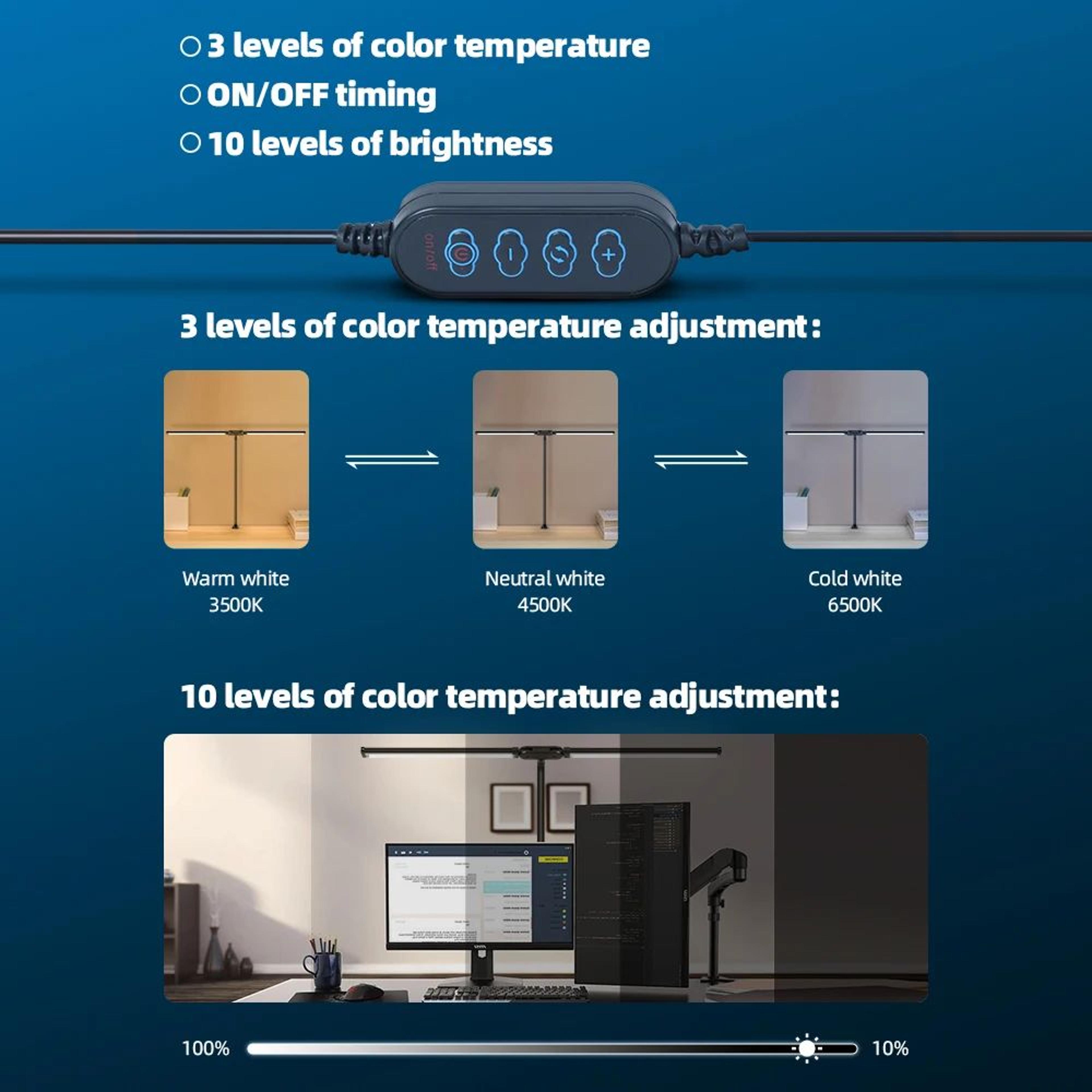 LED Monitor Light Bar With Adjustable Brightness 5