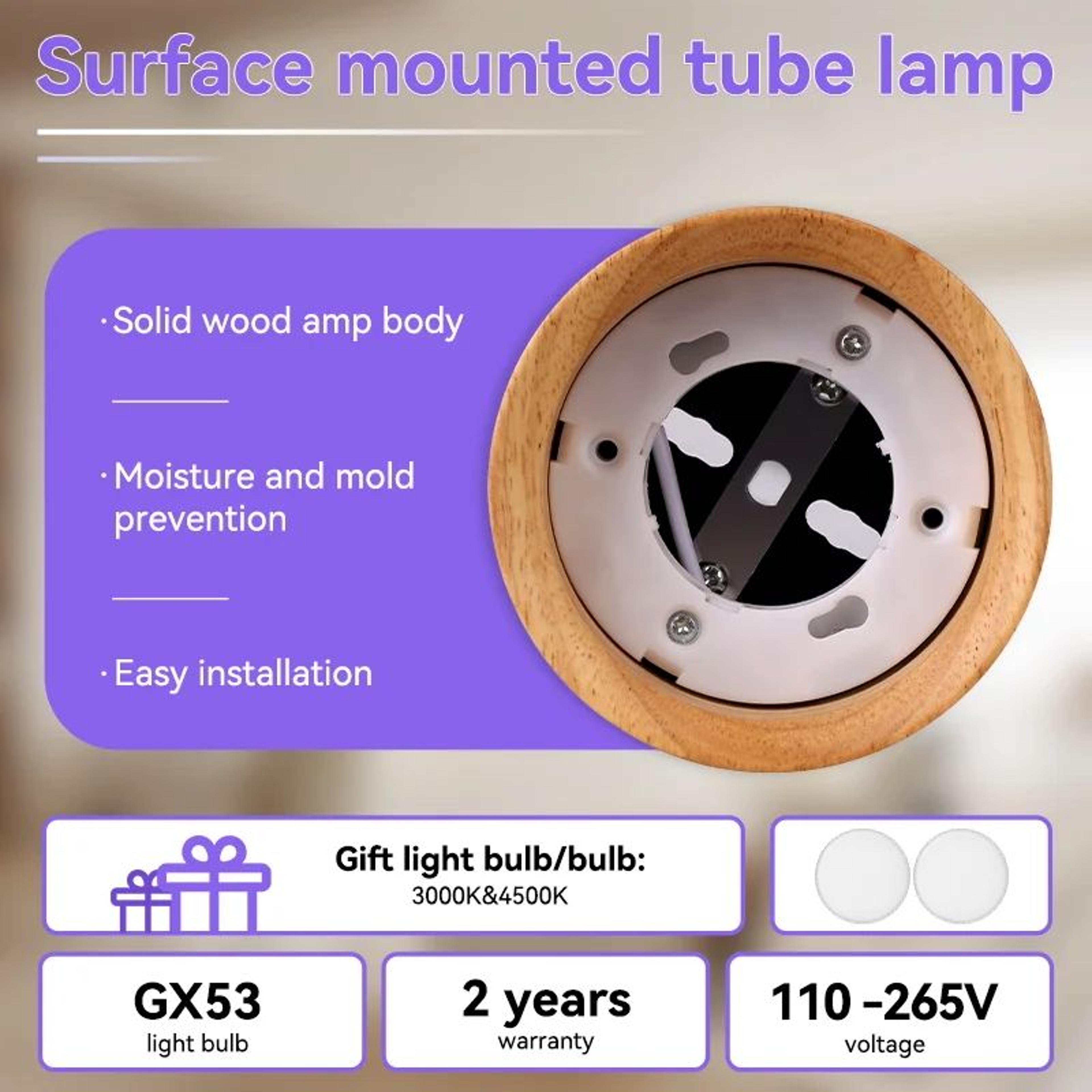 Wood Grain LED Ceiling Downlight 3