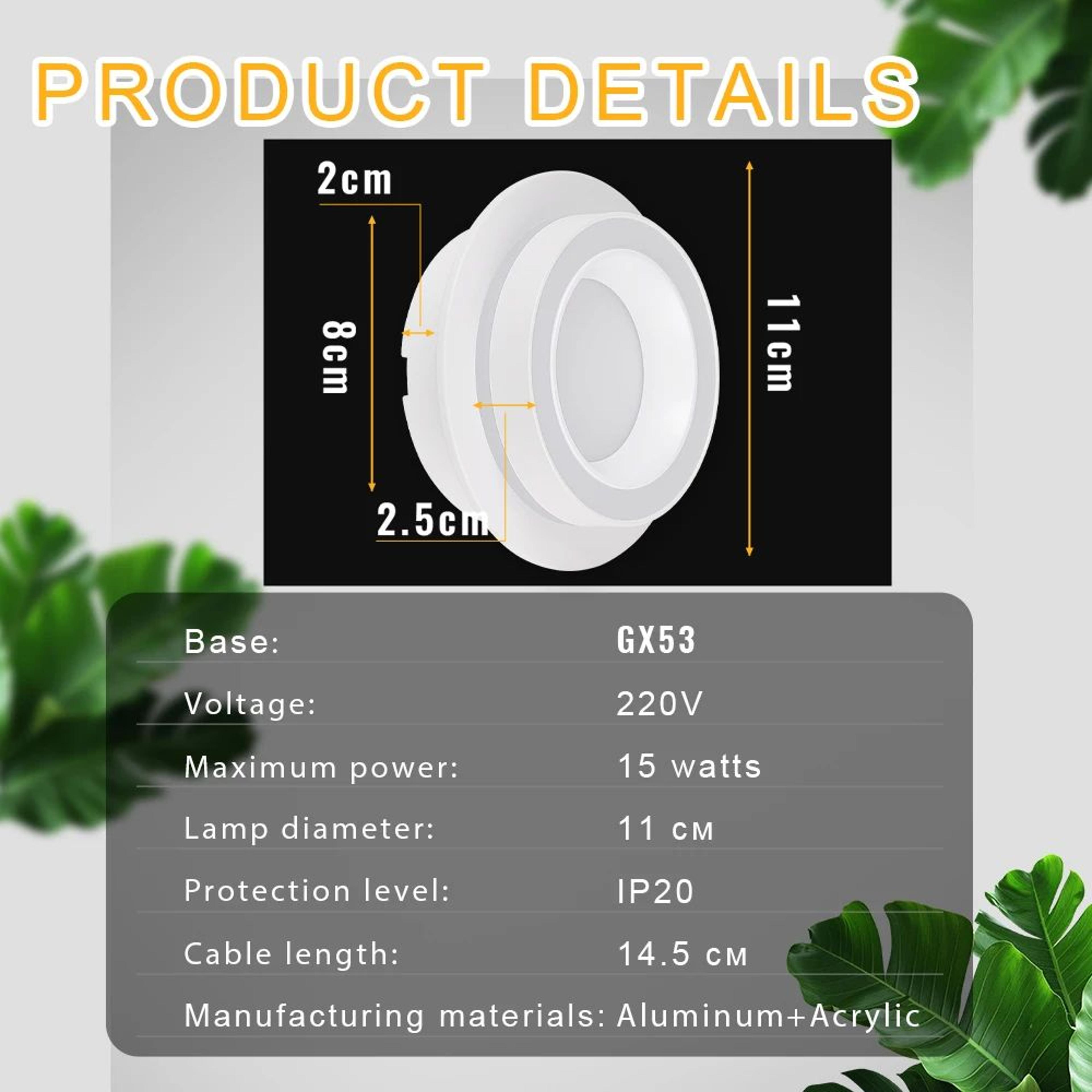 GX53 LED Ceiling Downlight 9