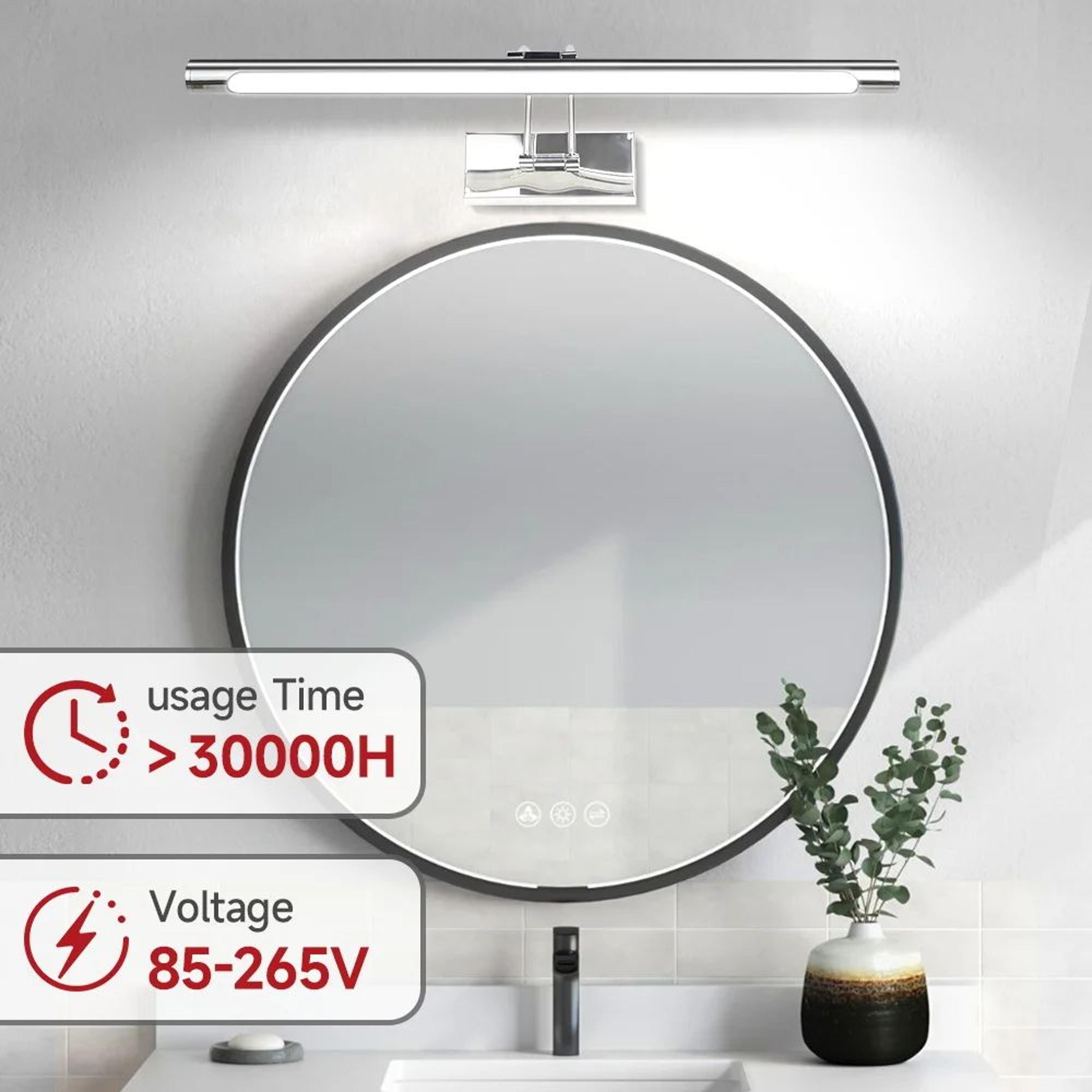 Modern Tricolor LED Mirror Light 1