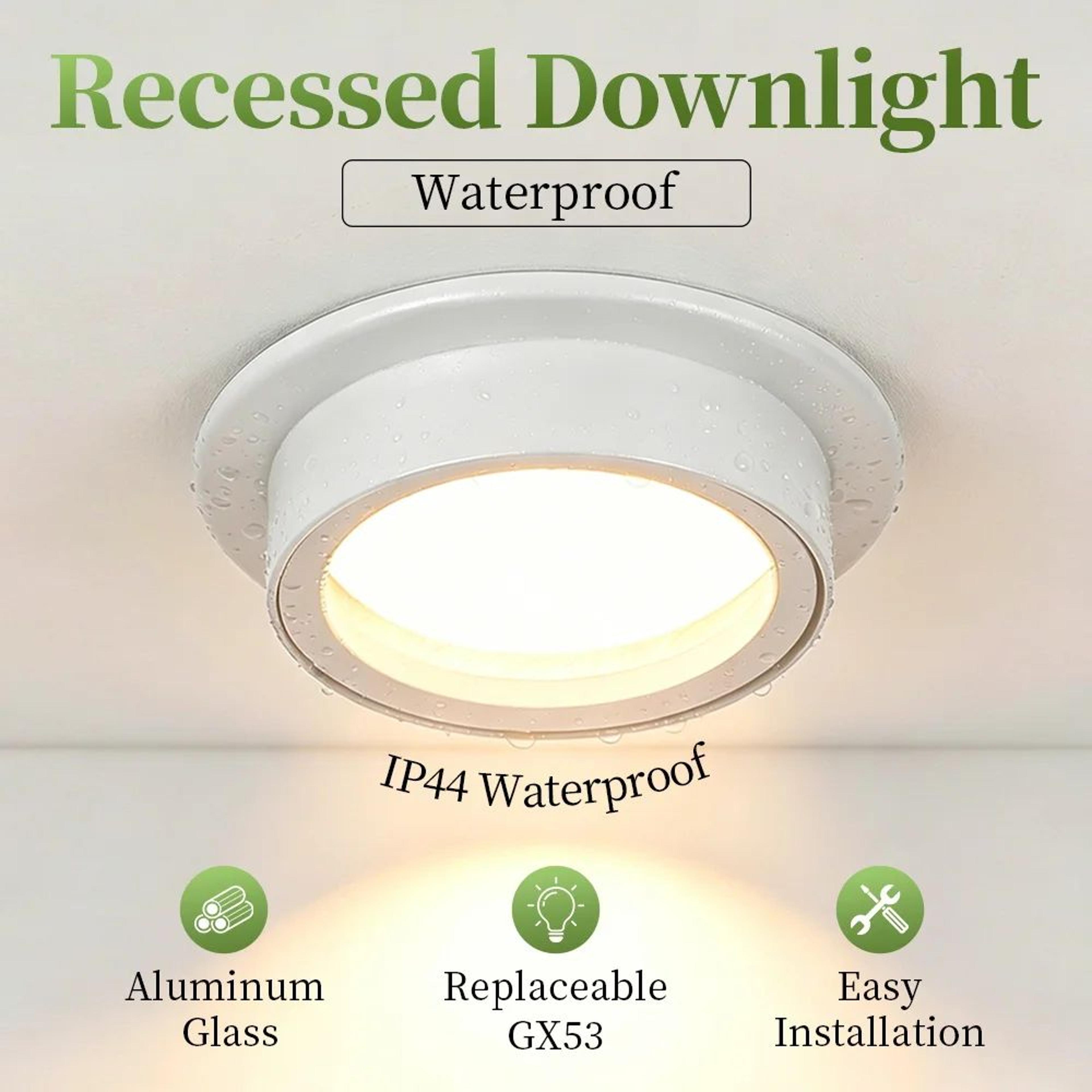 Waterproof GX53 LED Ceiling Downlight 4