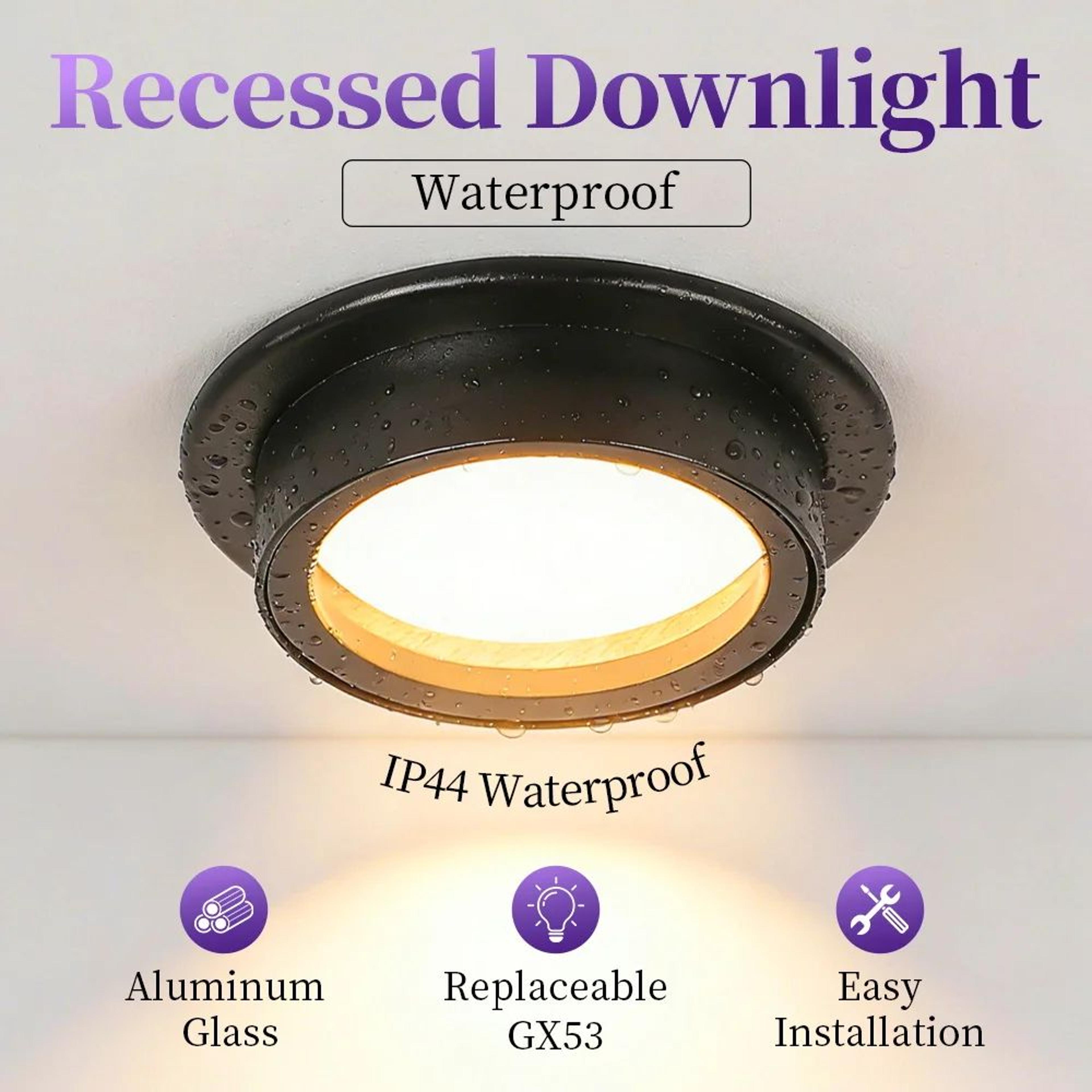 Waterproof GX53 LED Ceiling Downlight 3