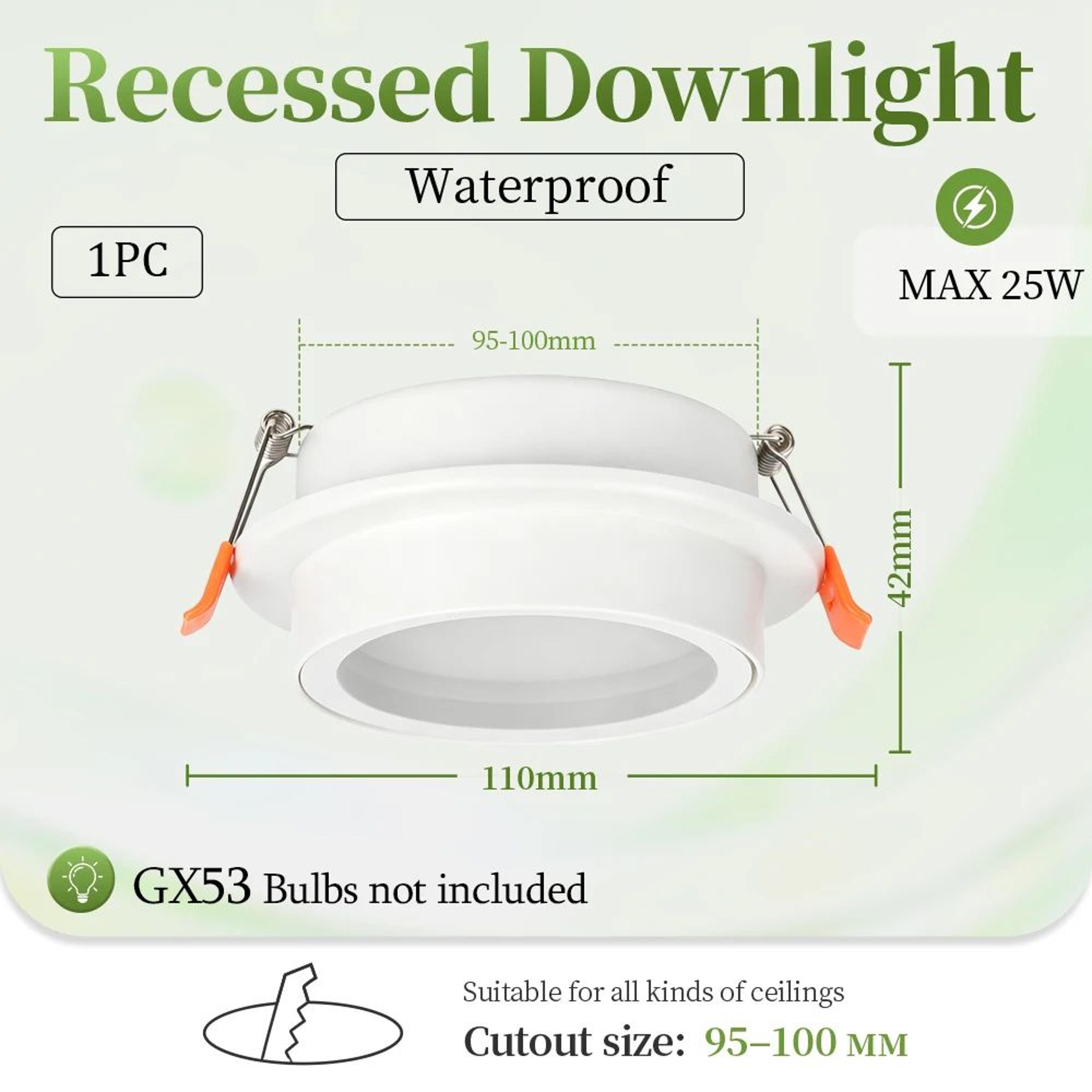 Waterproof GX53 LED Ceiling Downlight 11
